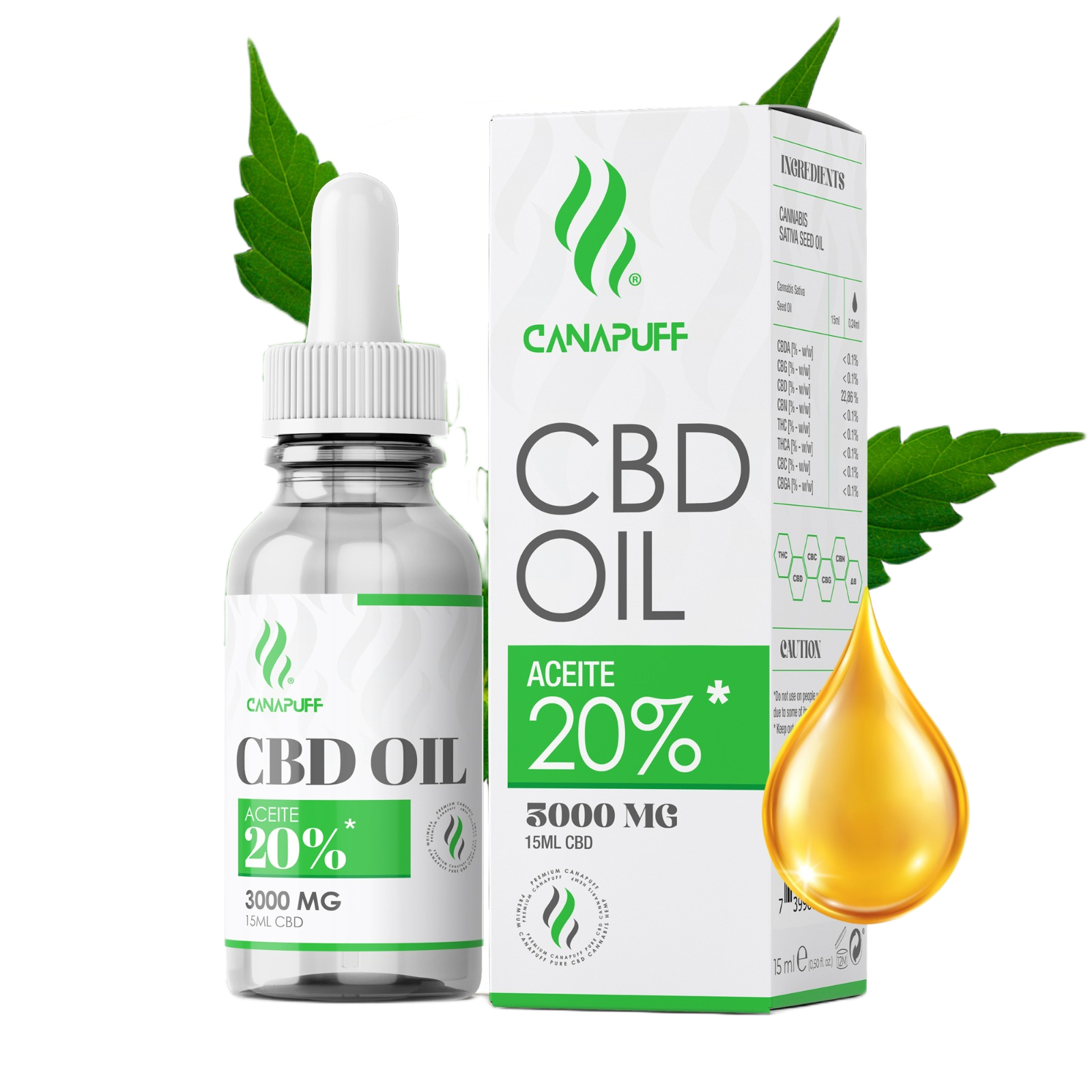 CBD Λάδι 20% 15 ml