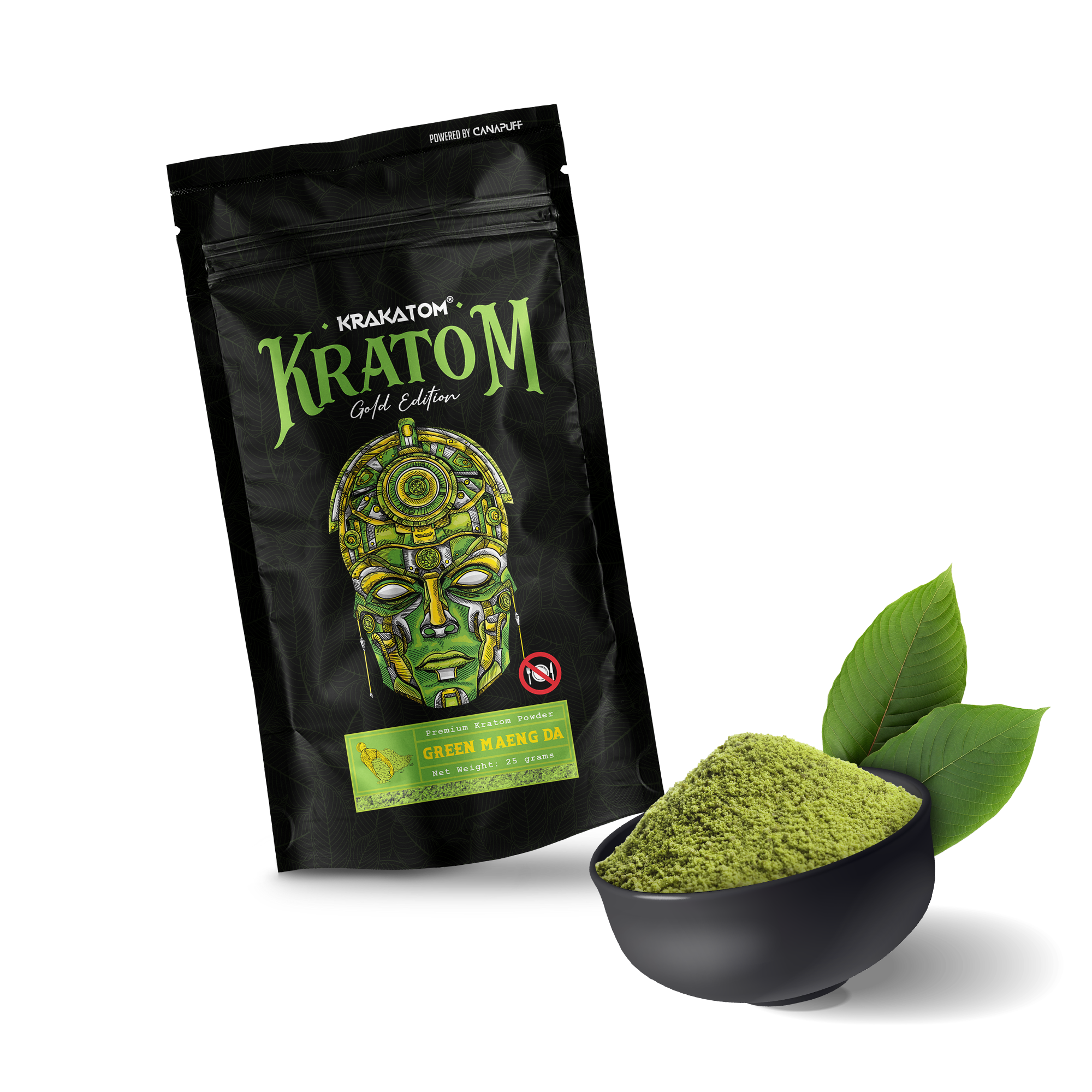 Krakatom - Green Maeng Da - Χρυσή Έκδοση-Canapuff