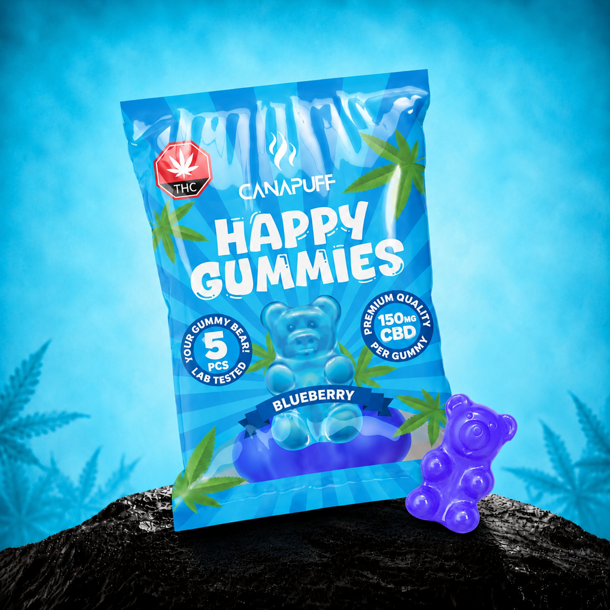CBD Gummies Mirtillo