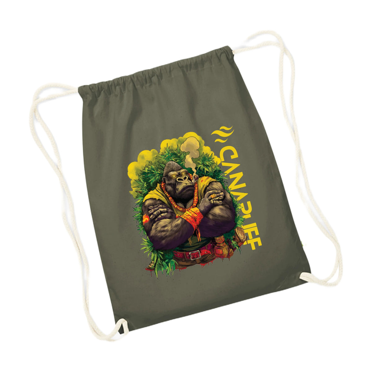 Vak na stahovací šňůrky – Gorilla Power – Olivová