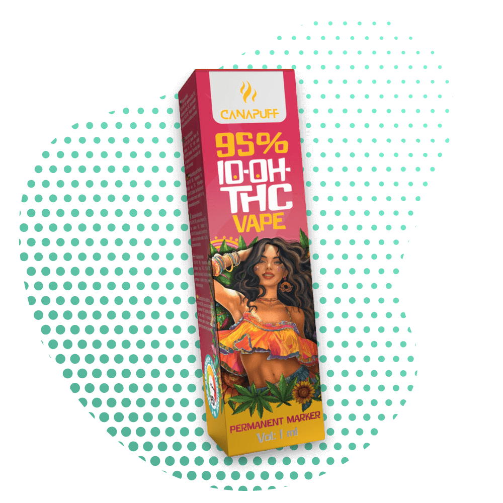 Permanent Marker %95 10-OH-THC - Canapuff - Tek Kullanımlık - 1ml