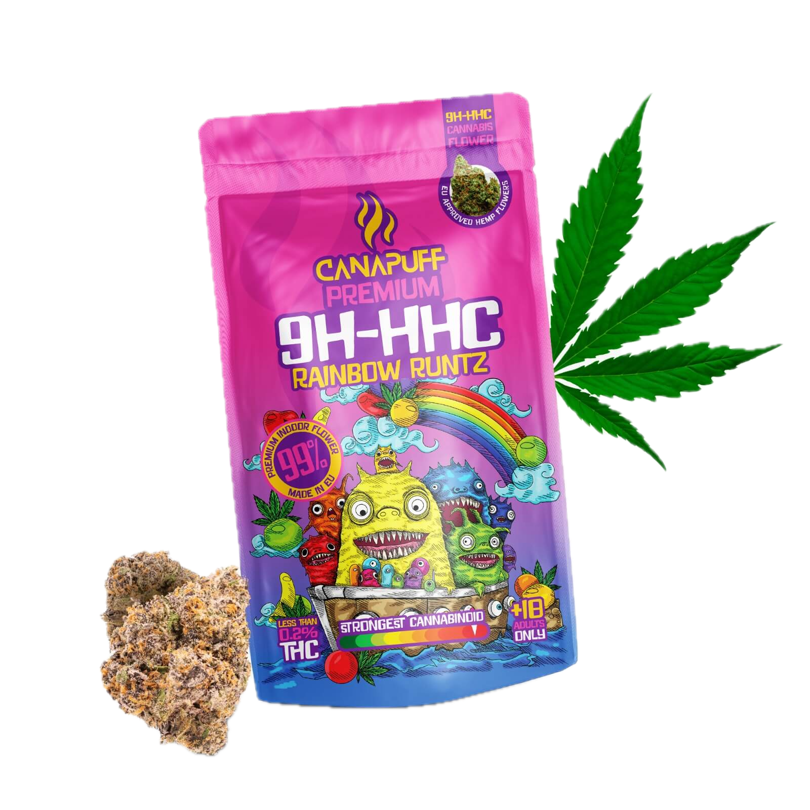 9H-HHC Fleurs Rainbow Runtz 99%