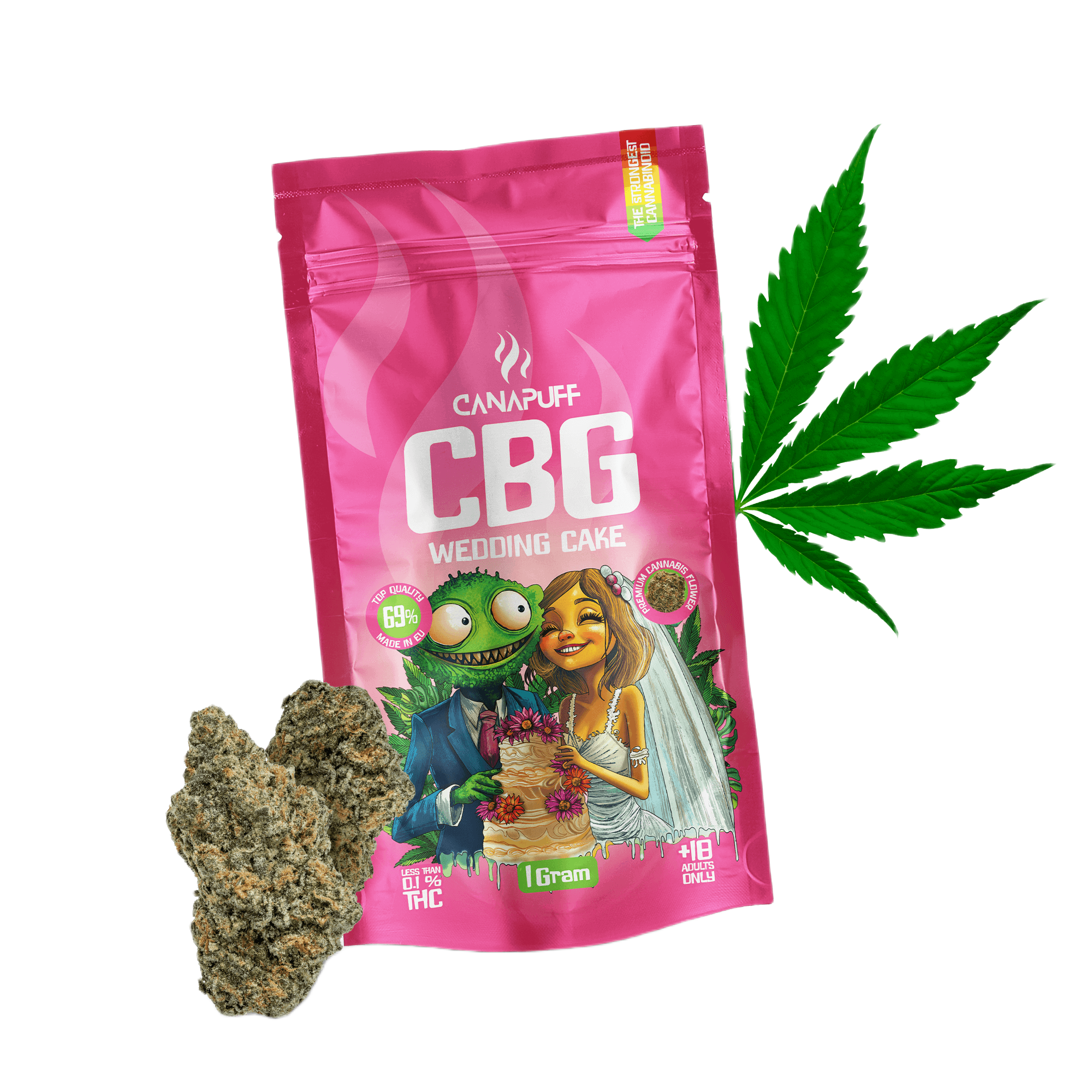 CBG Gėlės Wedding Cake 69%