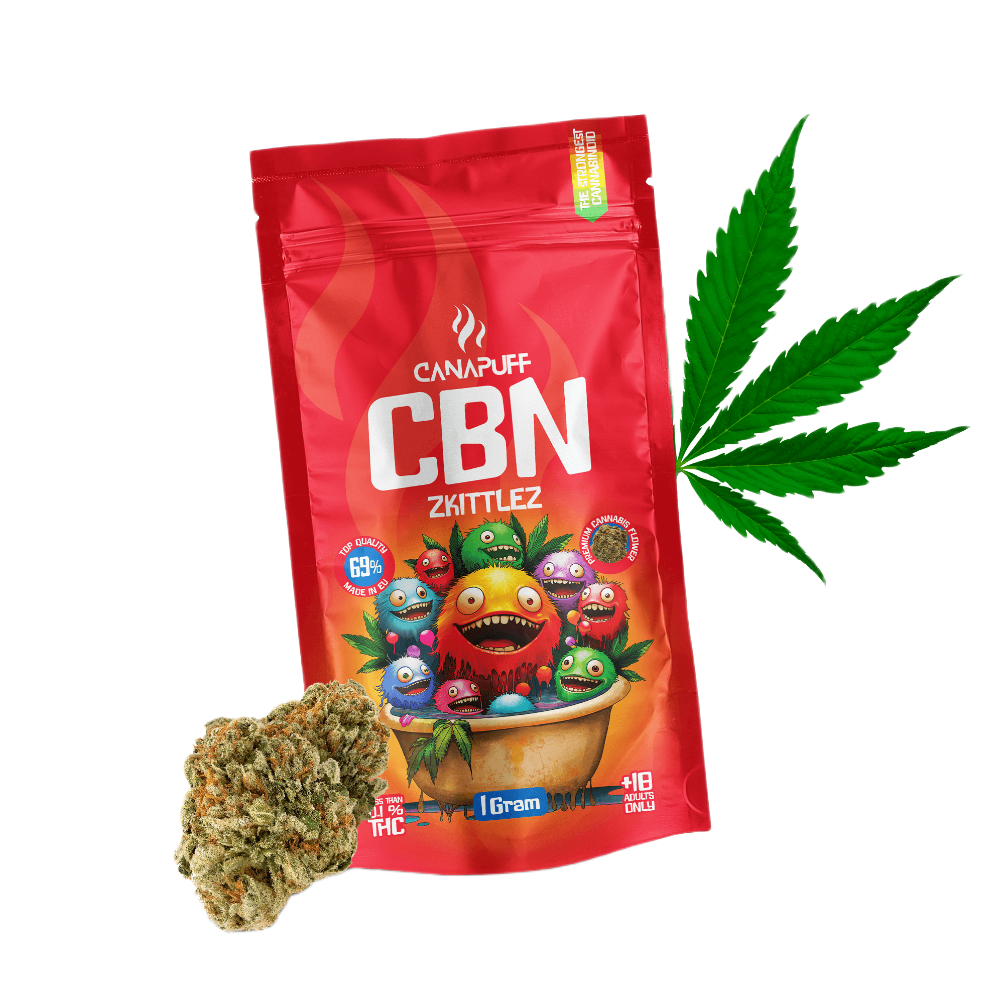 CBN Topskud Zkittlez 69%