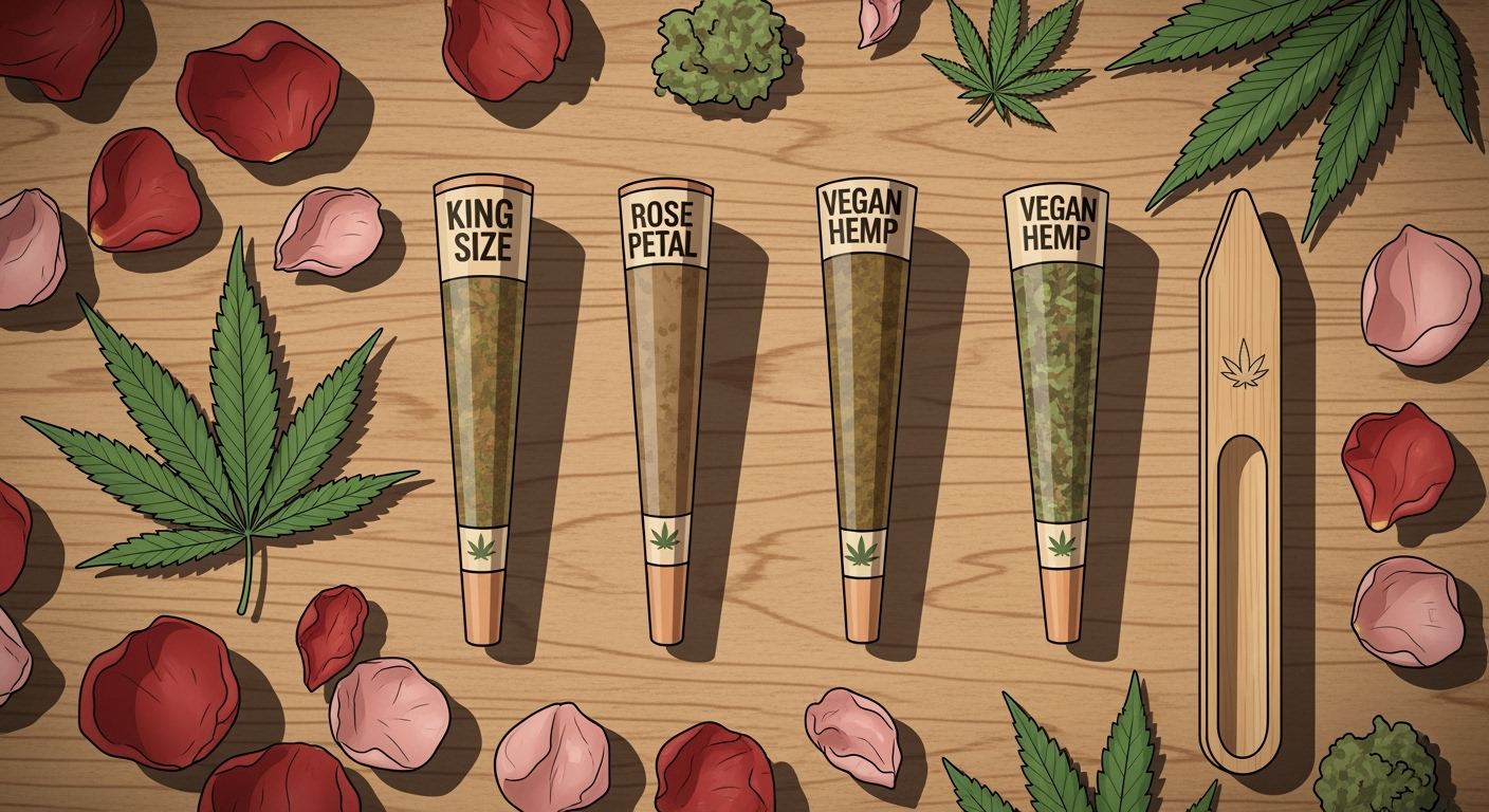 Cone Smoke - Un guide des Cones, Rose, King, options véganes et plus