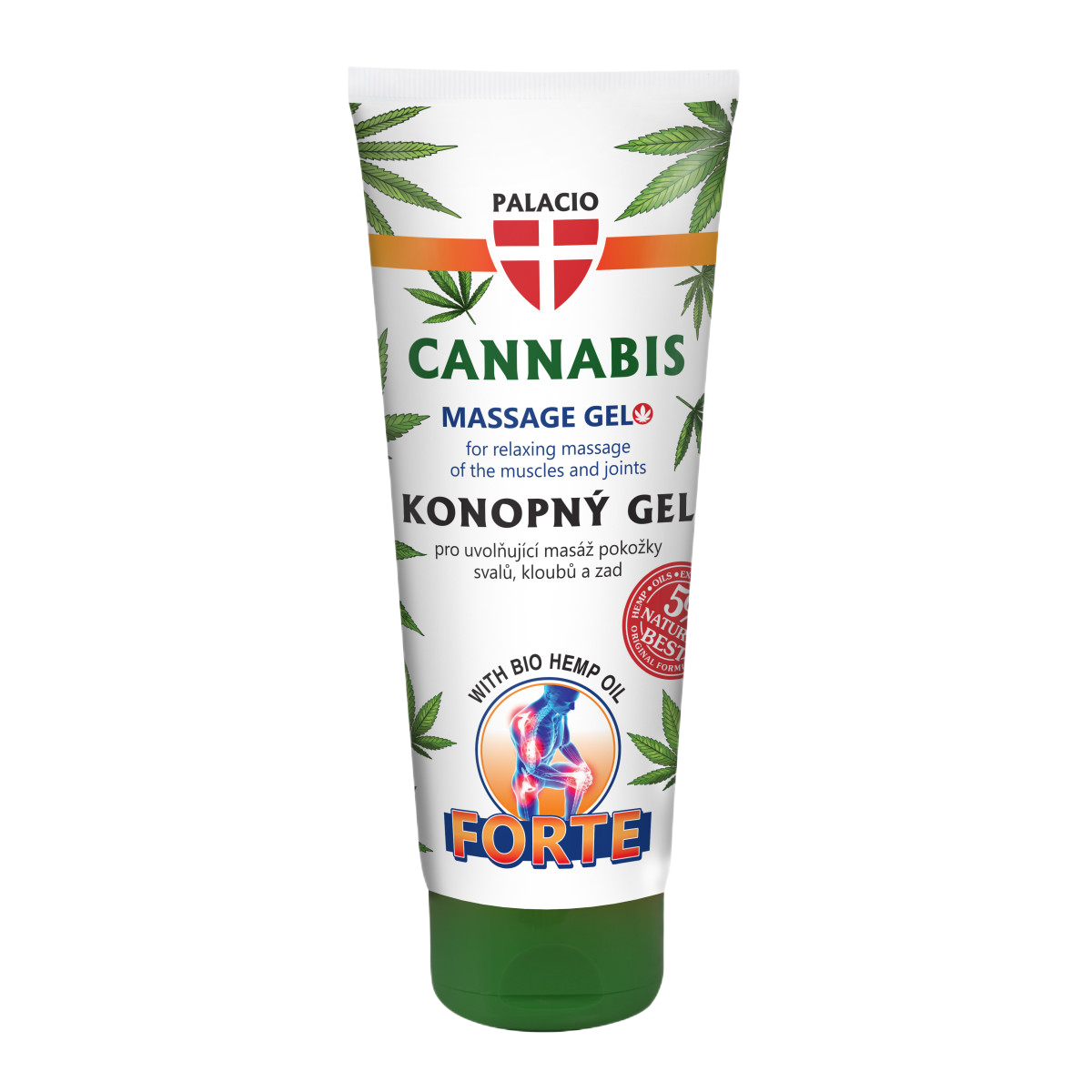 Hemp massage gel Forte, 200ml - Palacio