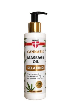 Body oil for relaxing massage with cannabis, 150 ml - Palacio