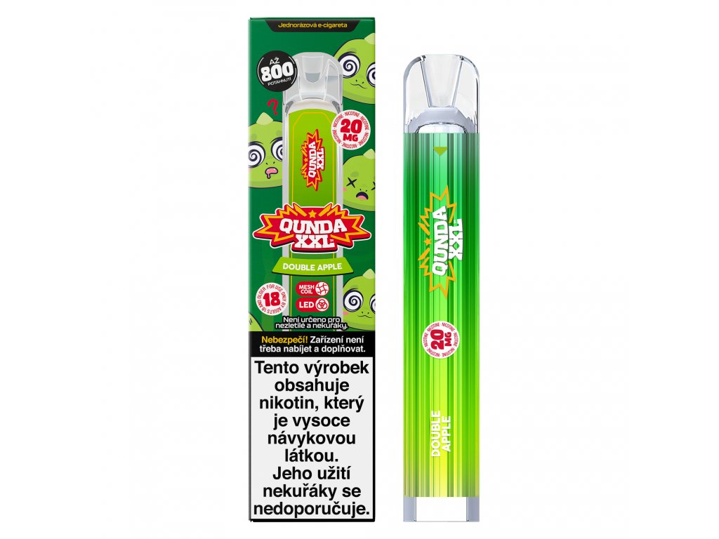Никотин Vape Qunda XXL Double Apple-Canapuff
