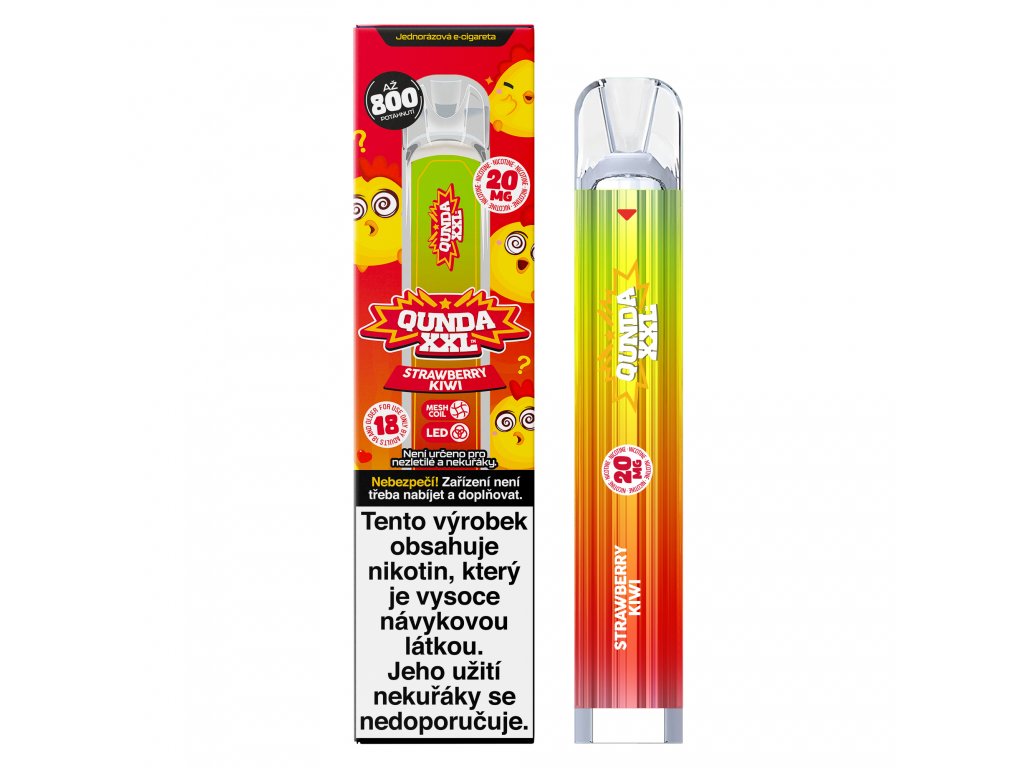 Никотин Vape Qunda XXL Strawberry киви-Canapuff