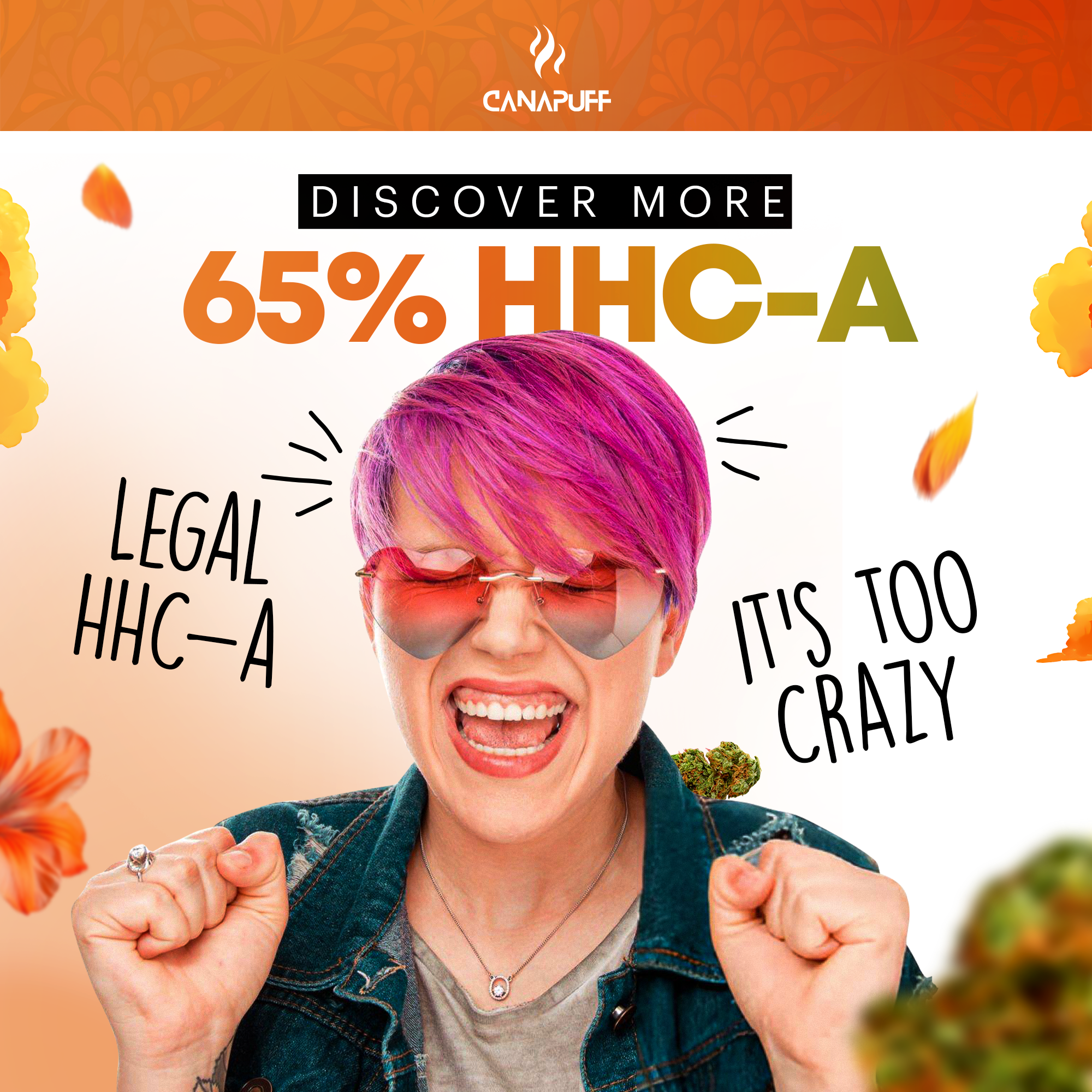 Canapuff - Gelonade 65% - HHC-A Flowers-Canapuff