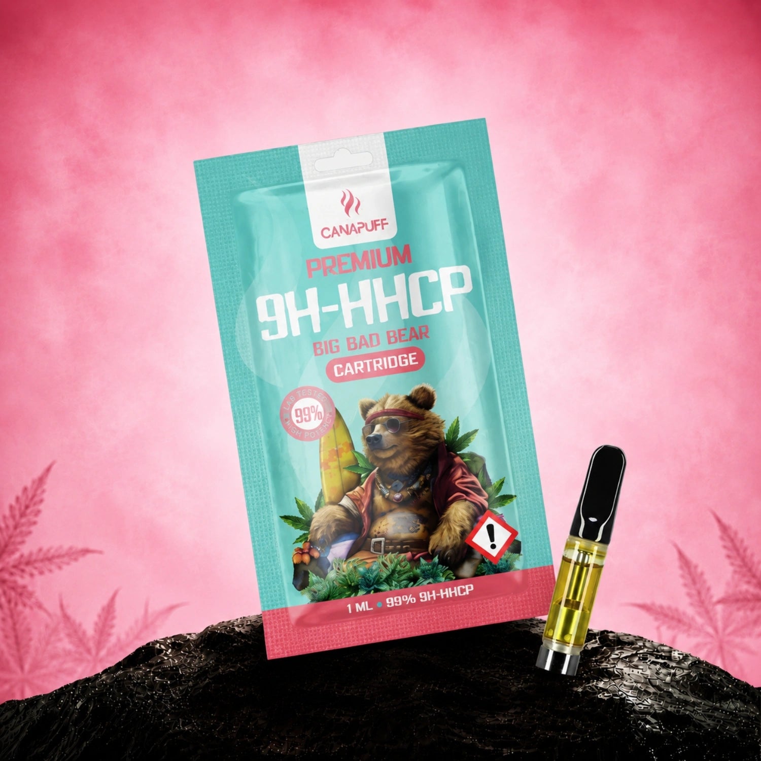 9h-HHCP Cartridge Big Bad Bear 99 %