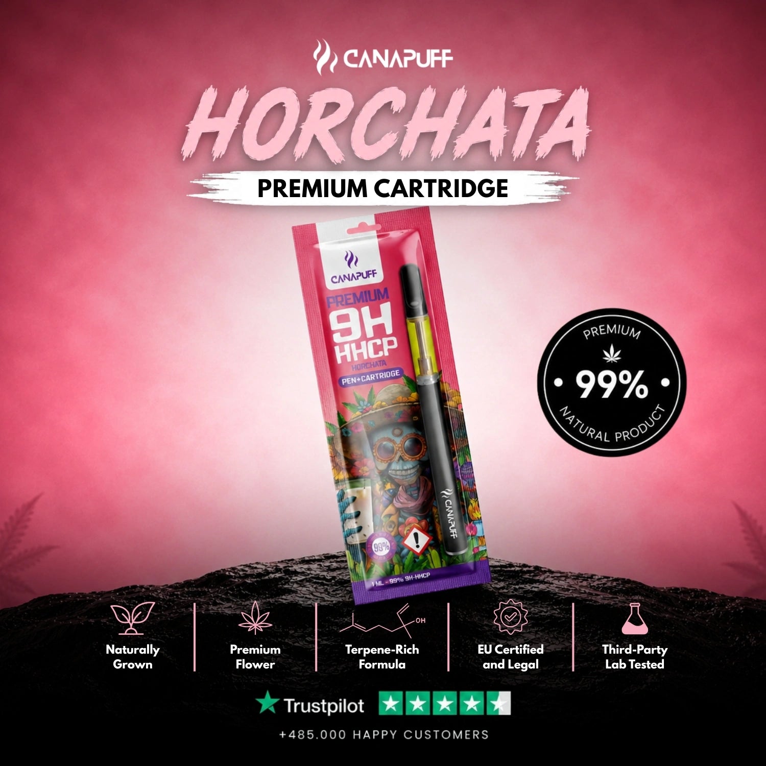 9h-HHCP Pen+Cartouche Horchata 99%