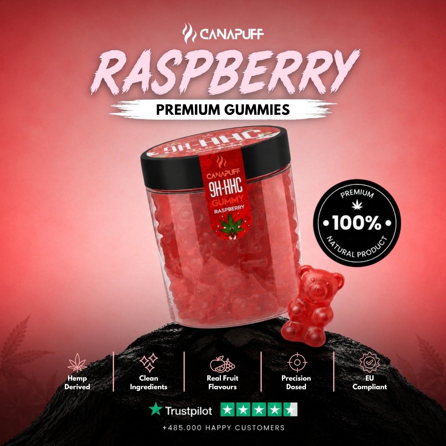 9H-HHC Gummies Framboise
