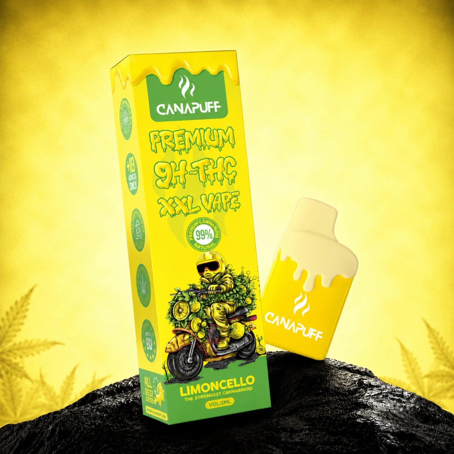 9H-THC XXL Vape Limoncello %99 2ml