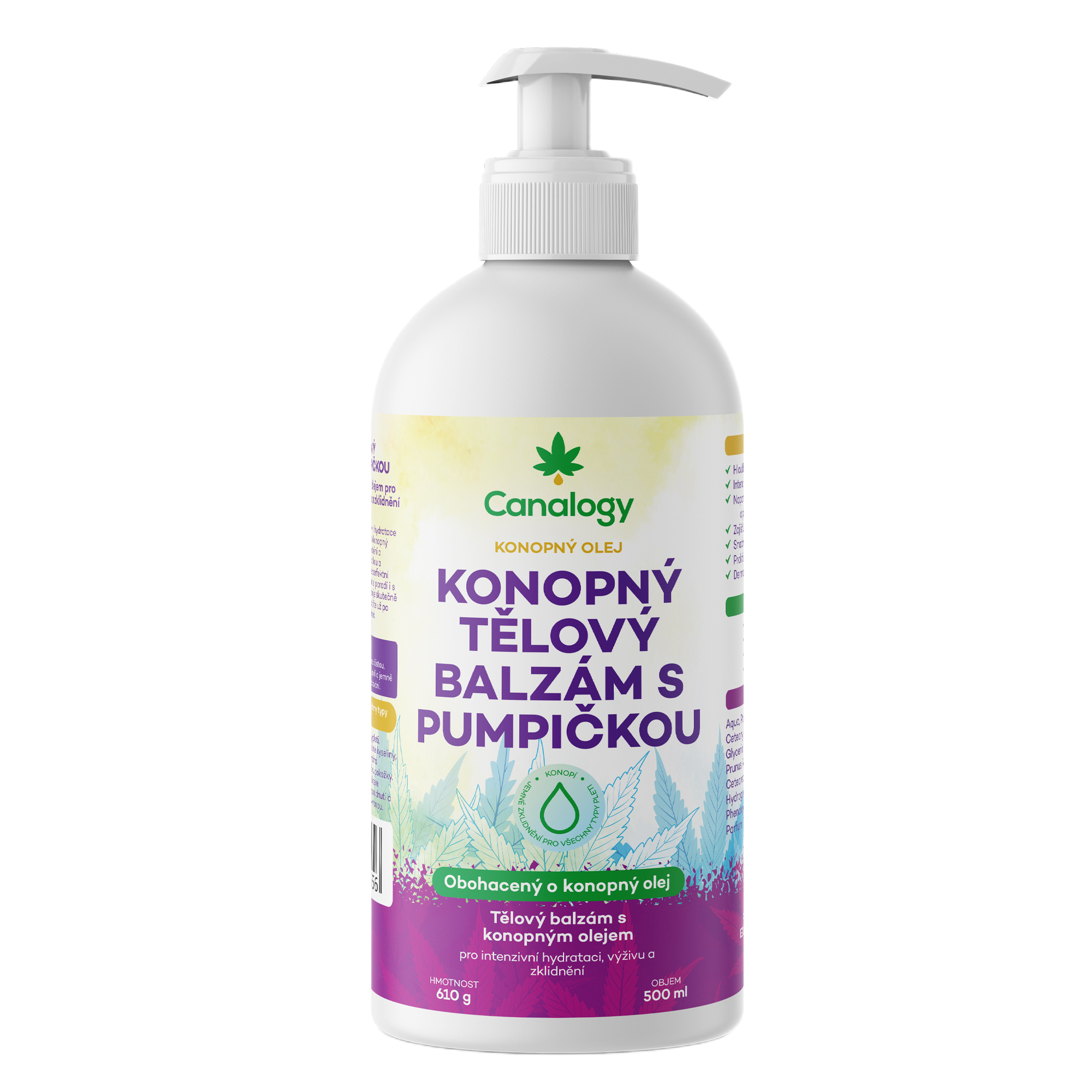 Hemp body balm with pump - Canalogy