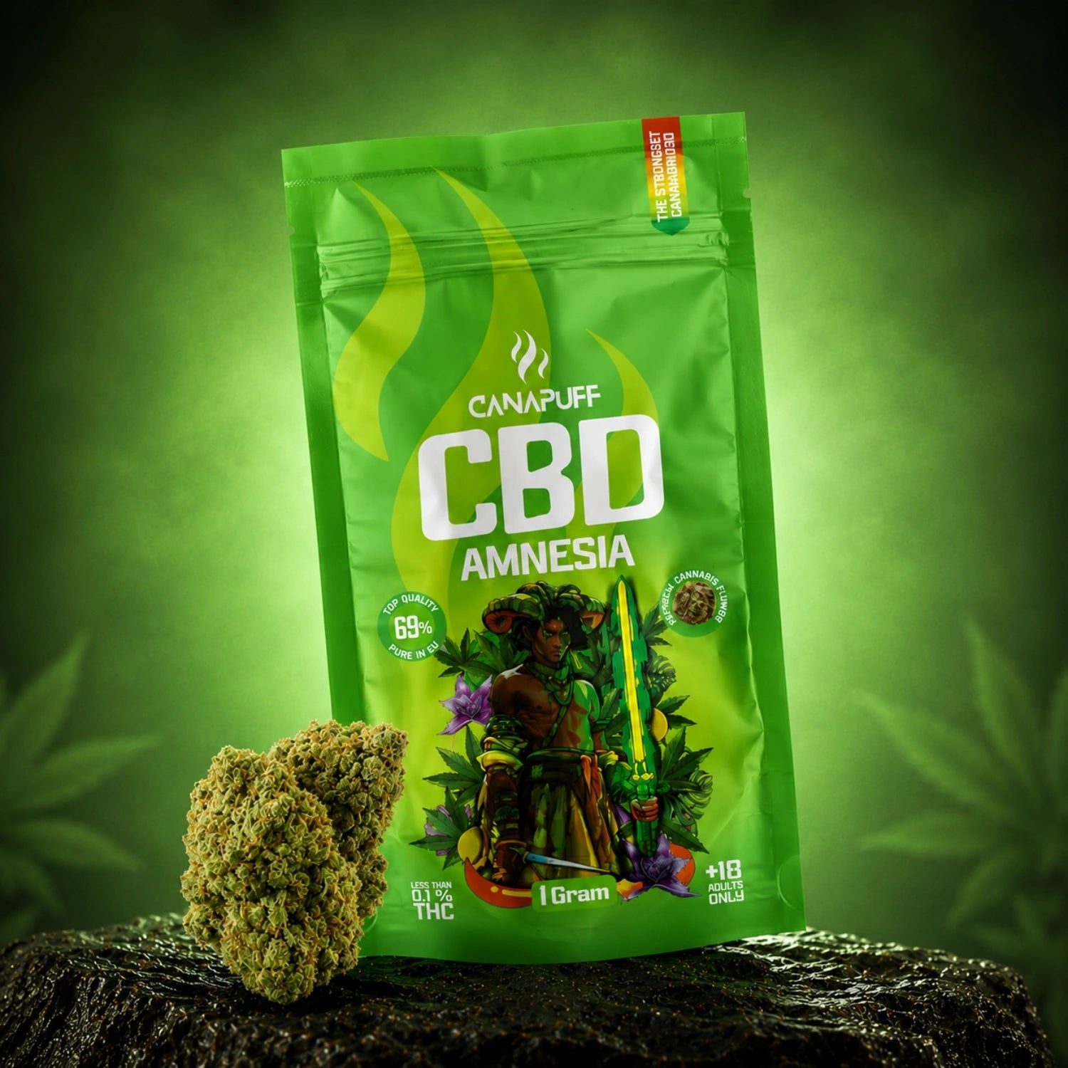 CBD Fleurs Amnesia 69 %