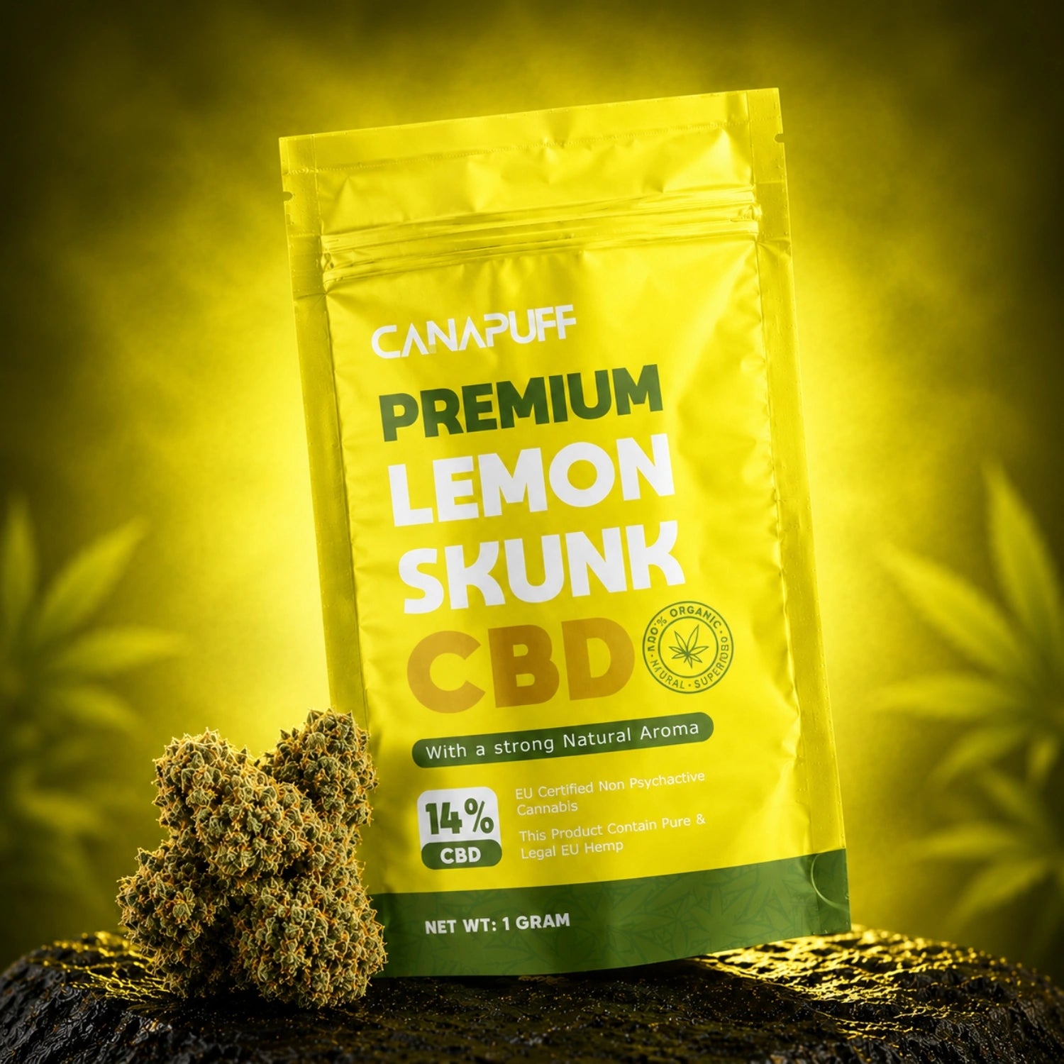 CBD Fleurs Lemon Skunk 14 %