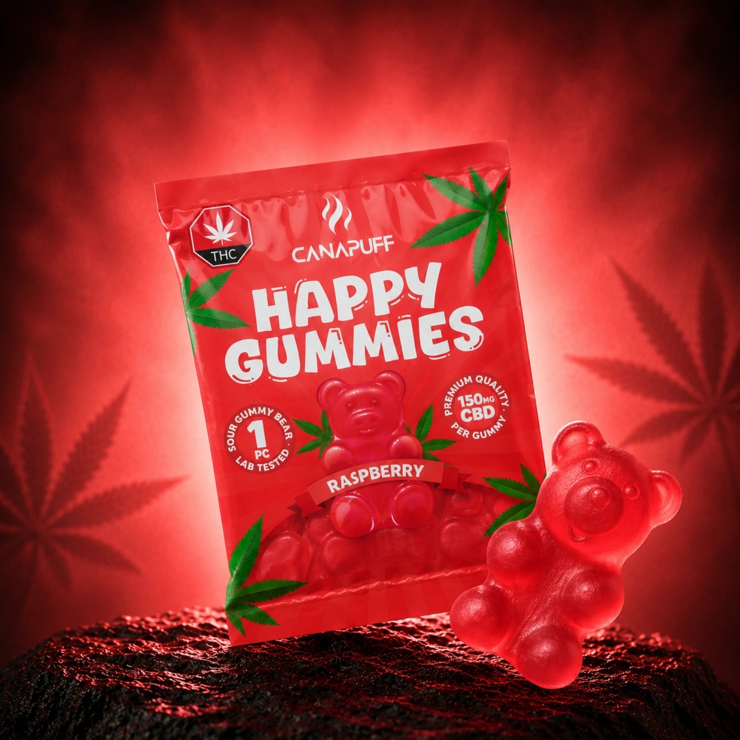 CBD Gummies Framboise