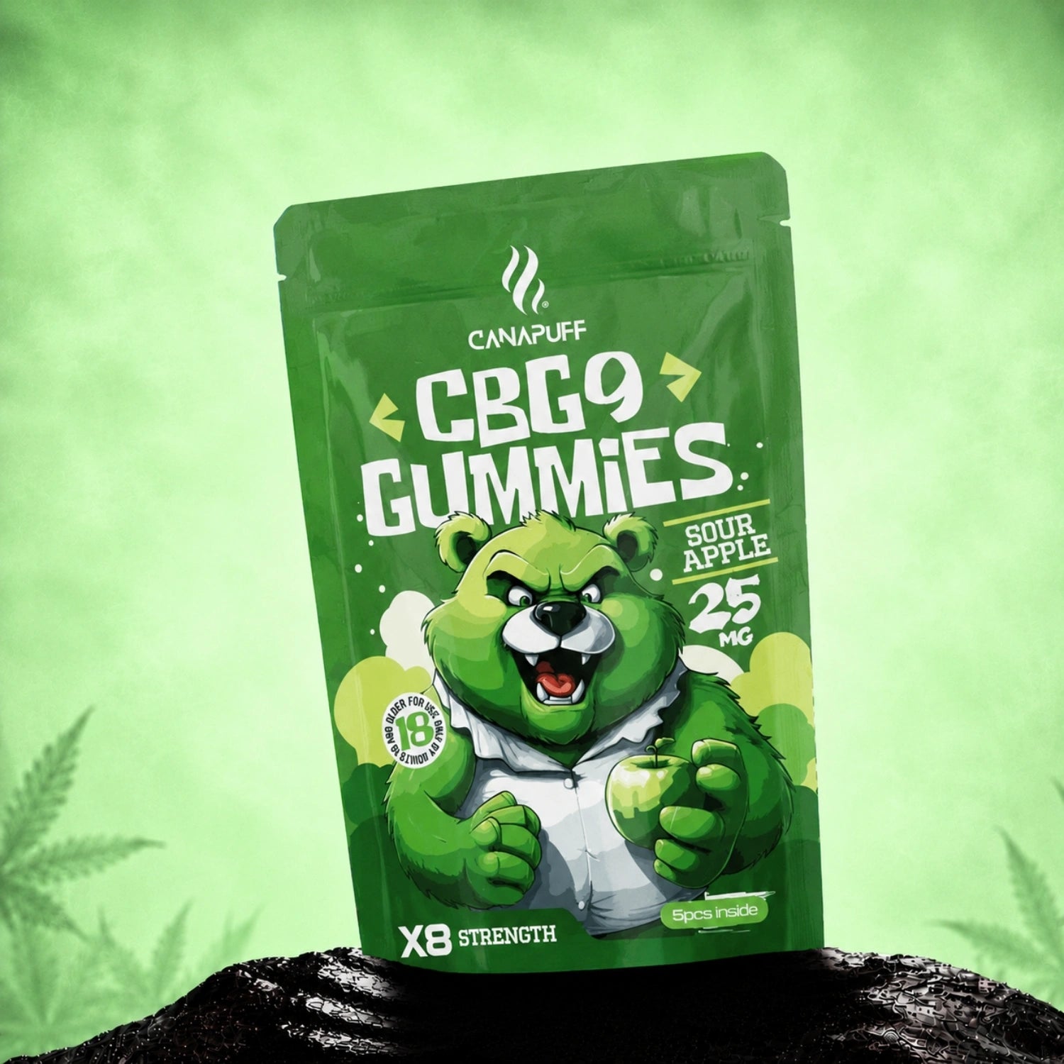 CBG9 Gummies Mela acida
