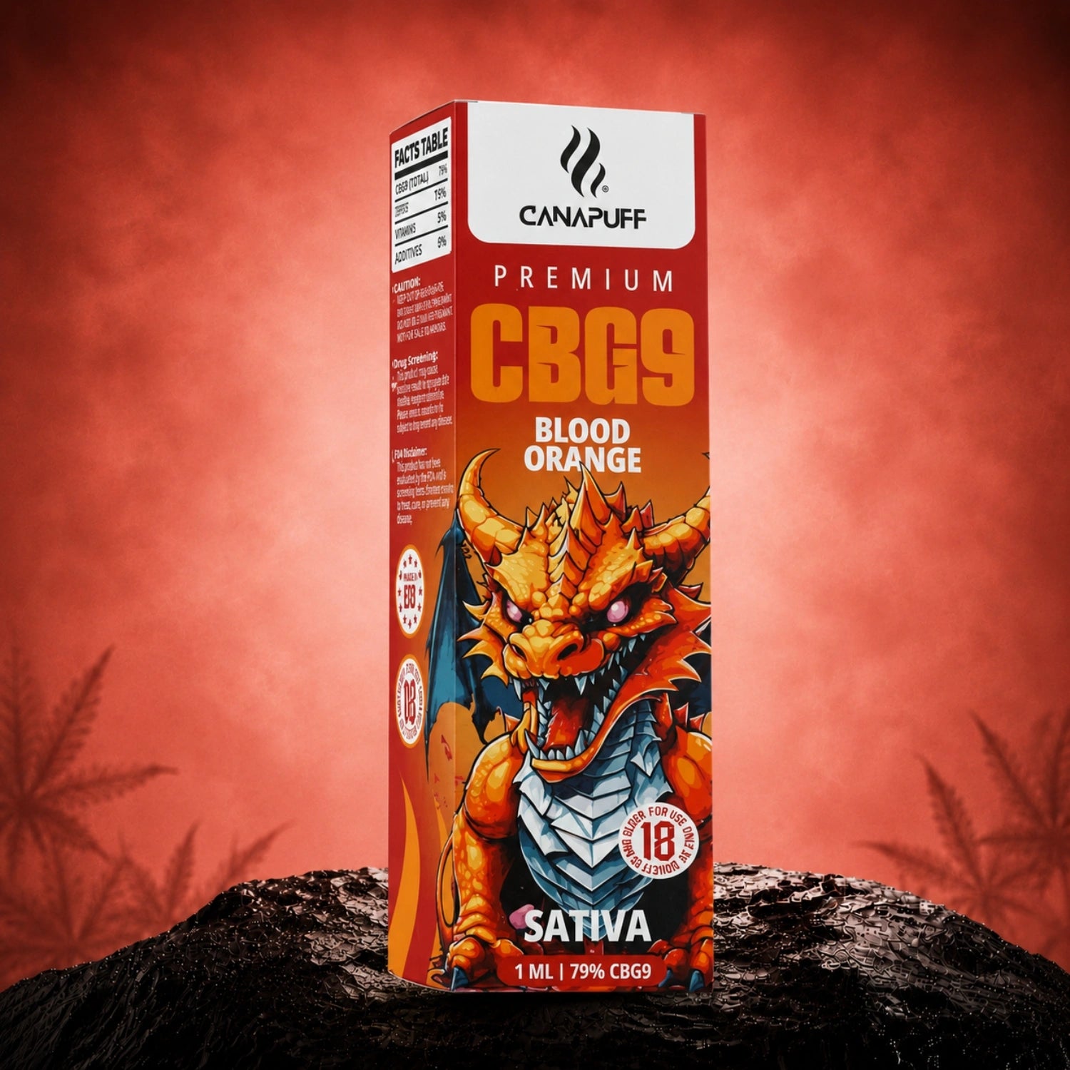 CBG9 Vape Blood Orange 79% 1 мл