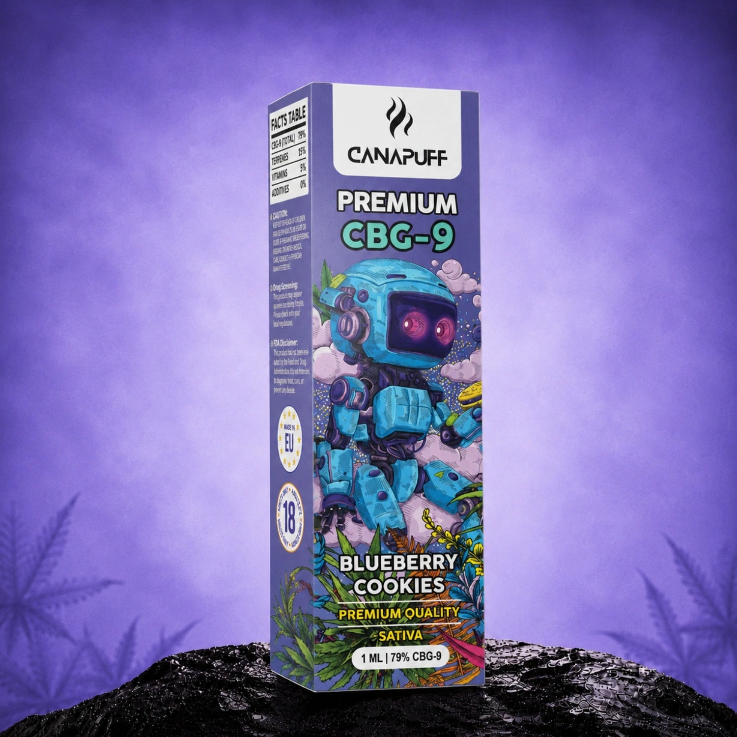 CBG9 Vape Blueberry Cookie 79% 1 мл