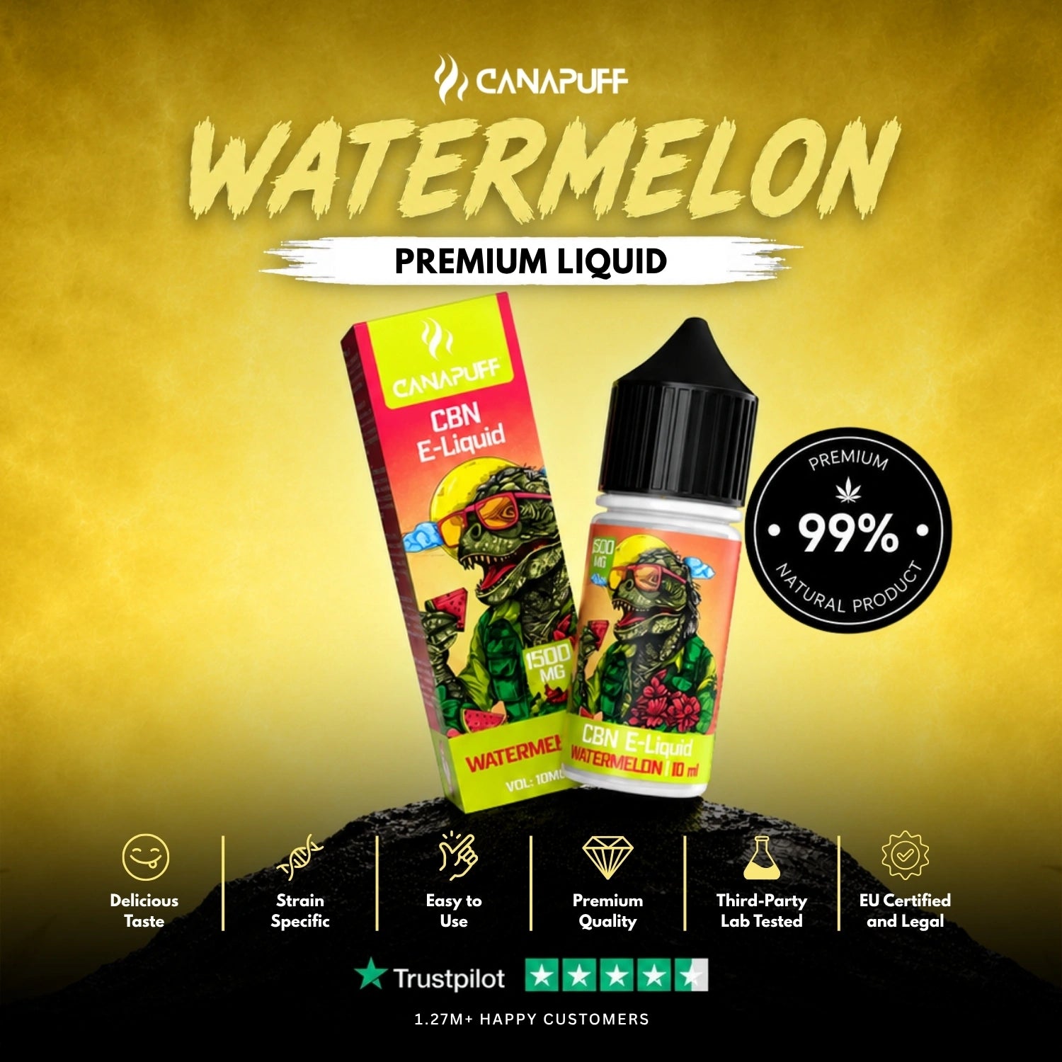 CBN liquid Pastèque 1.500 mg