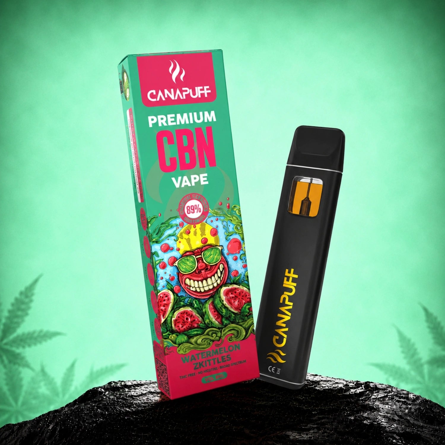 CBN Vape Sandía Zkittles 89% 1 ml