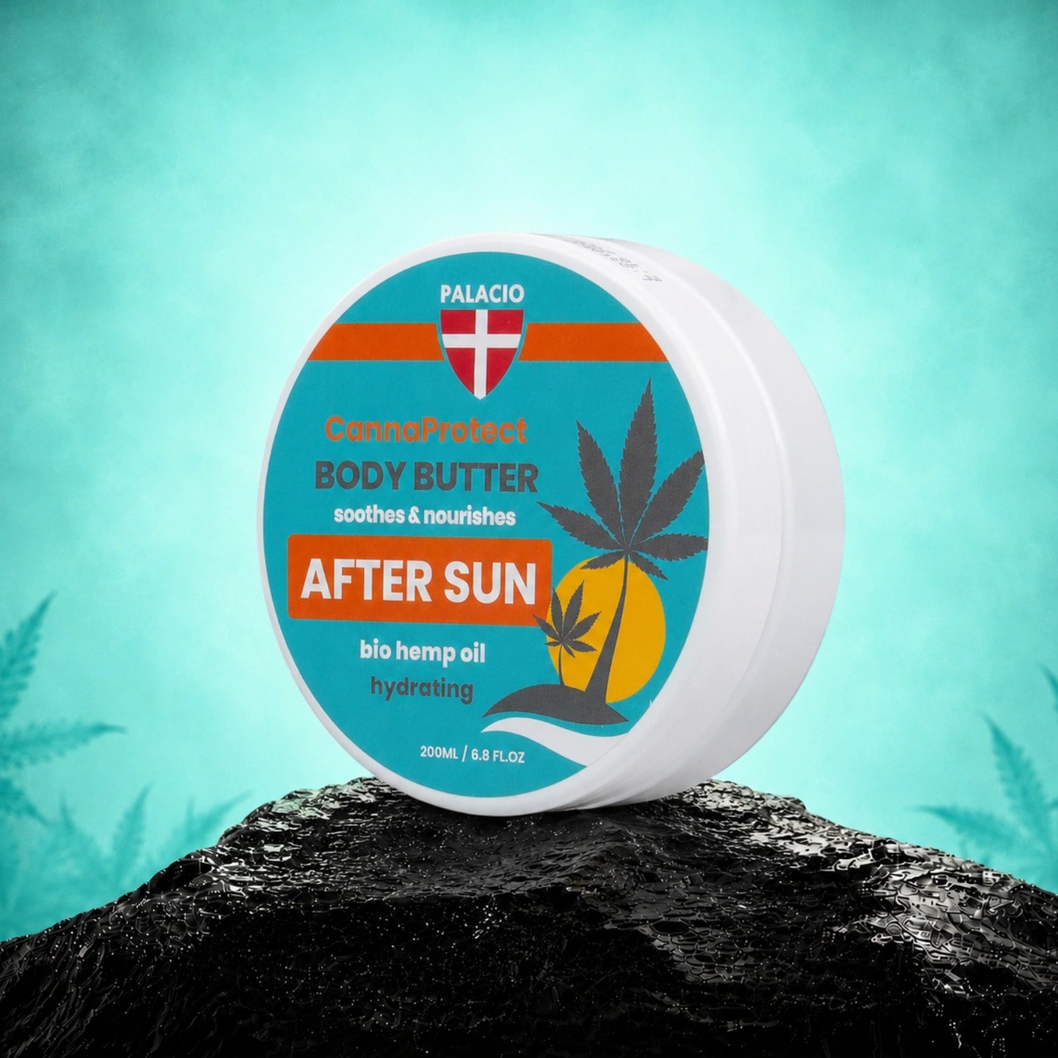 CannaProtect Beurre Corporel Après-Soleil au Chanvre 200 ml Palacio