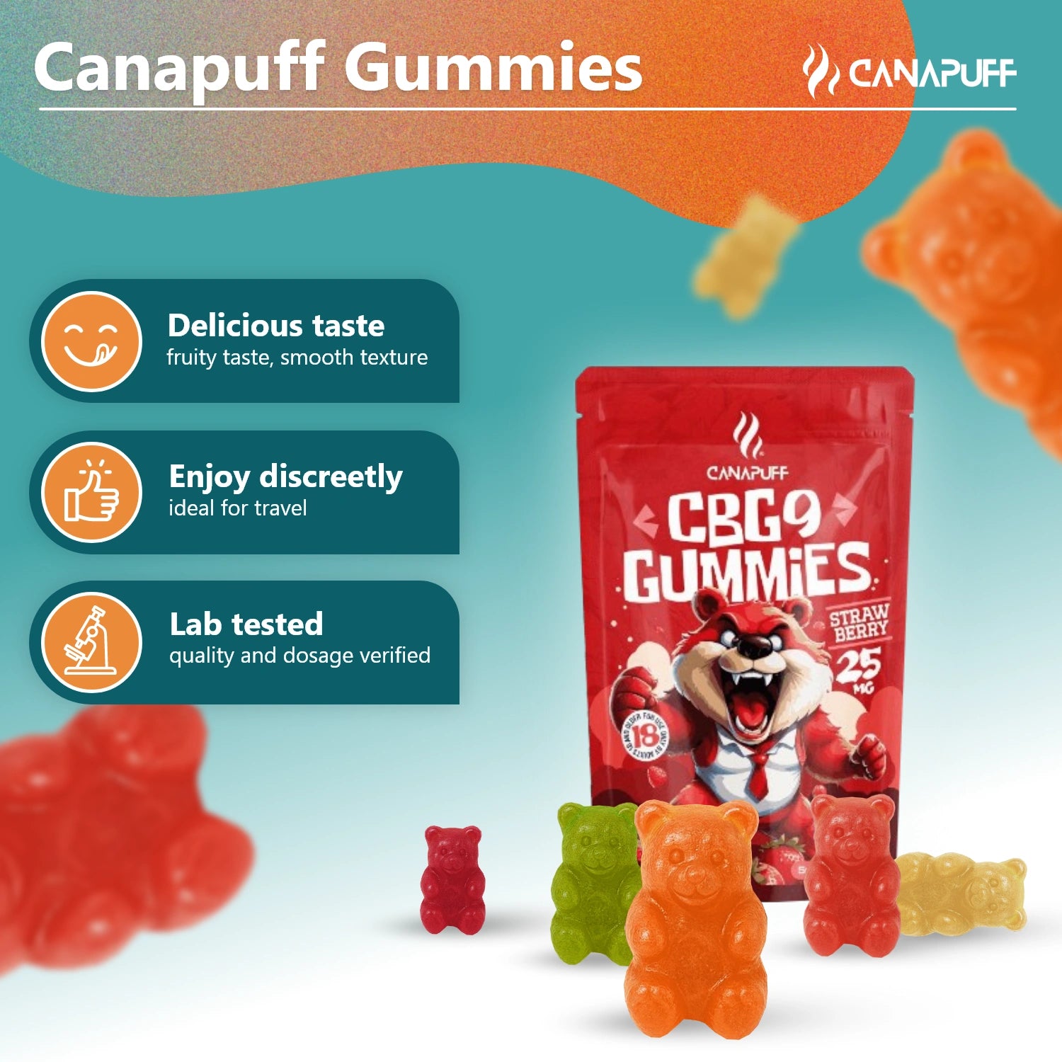 CBG9 Gominolas Strawberry
