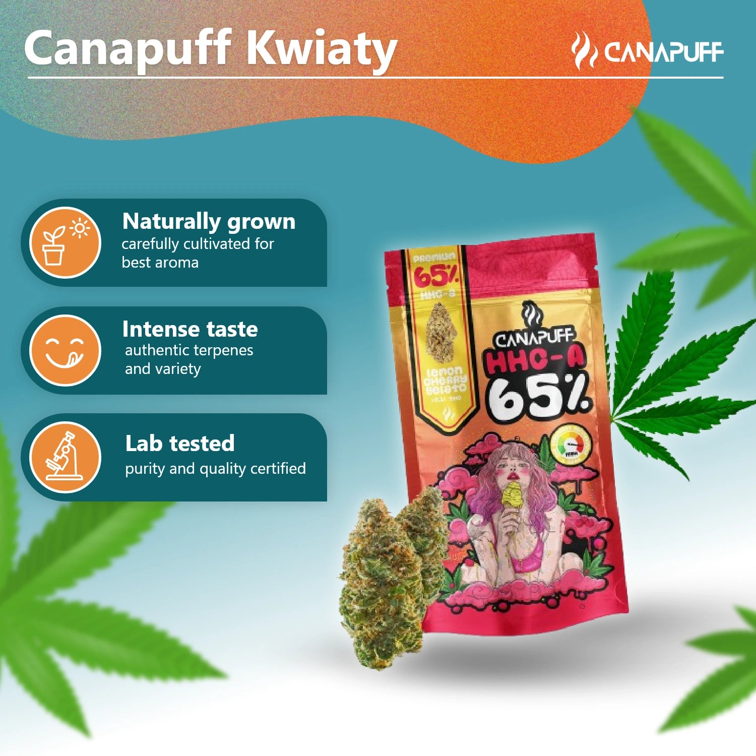 HHC-A flori Lemon Cherry Gelato 65%