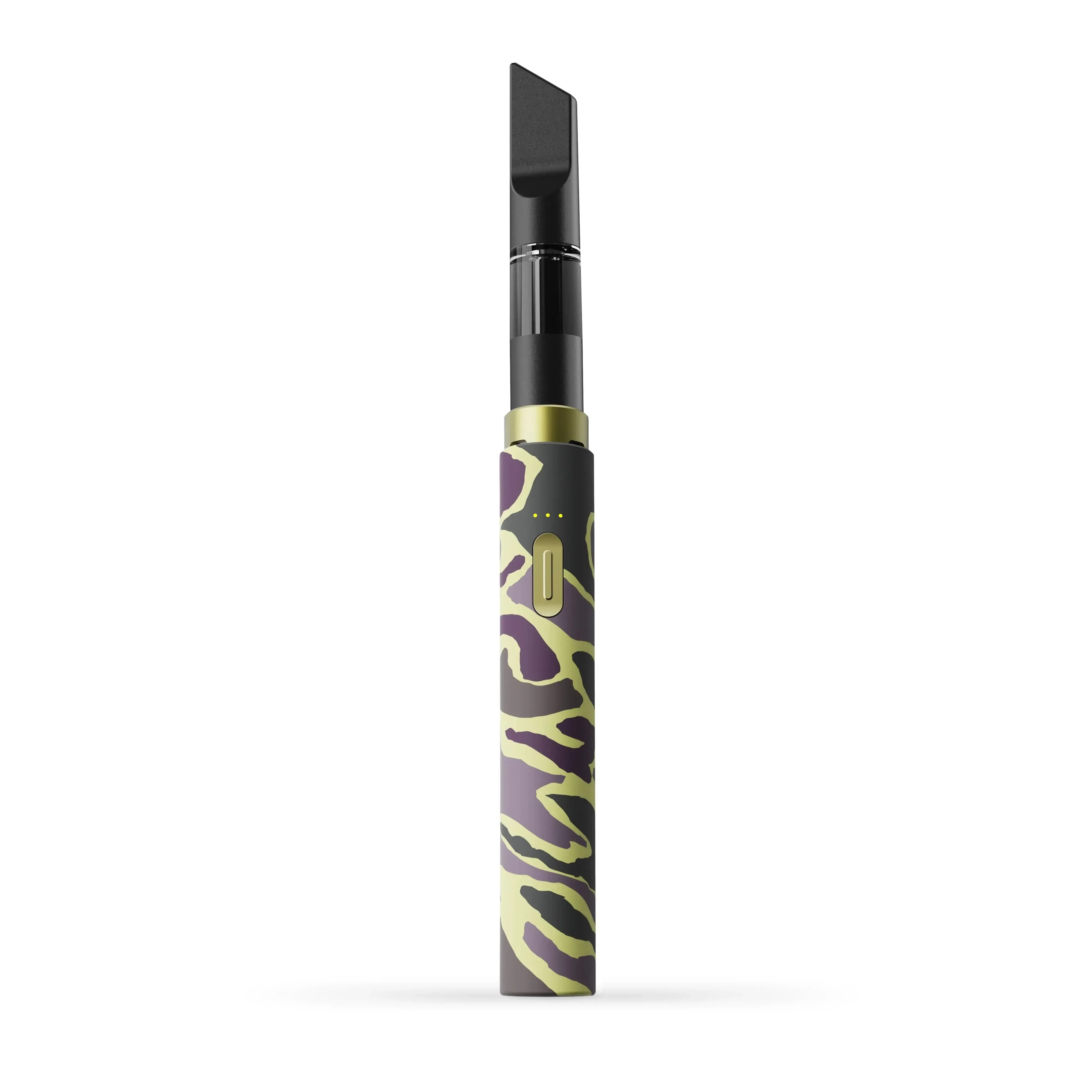 Vaper con patrón camuflaje y detalles dorados