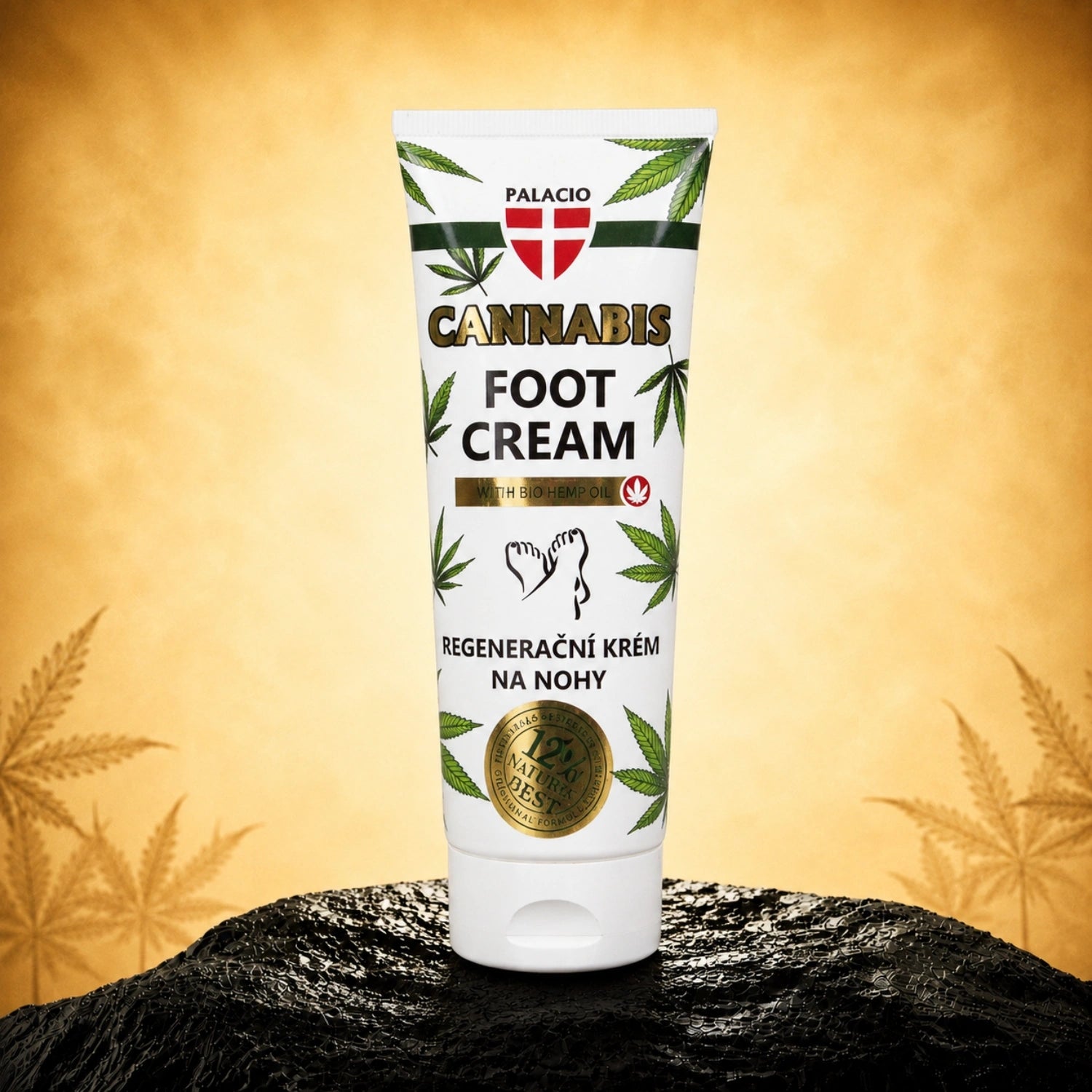 Palacio Crème pour les pieds au chanvre 125 ml