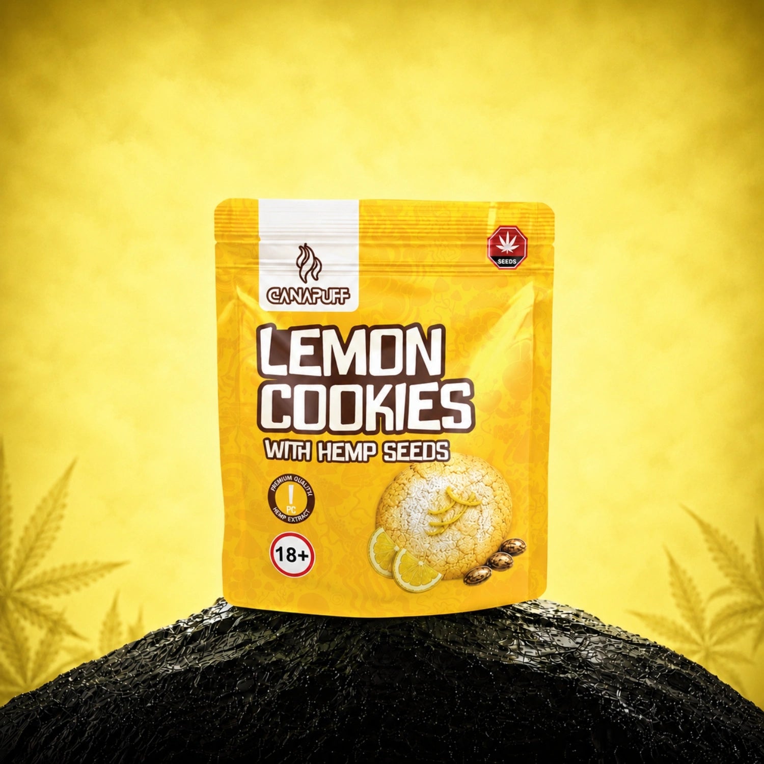 Lemon Cookies aux graines de chanvre