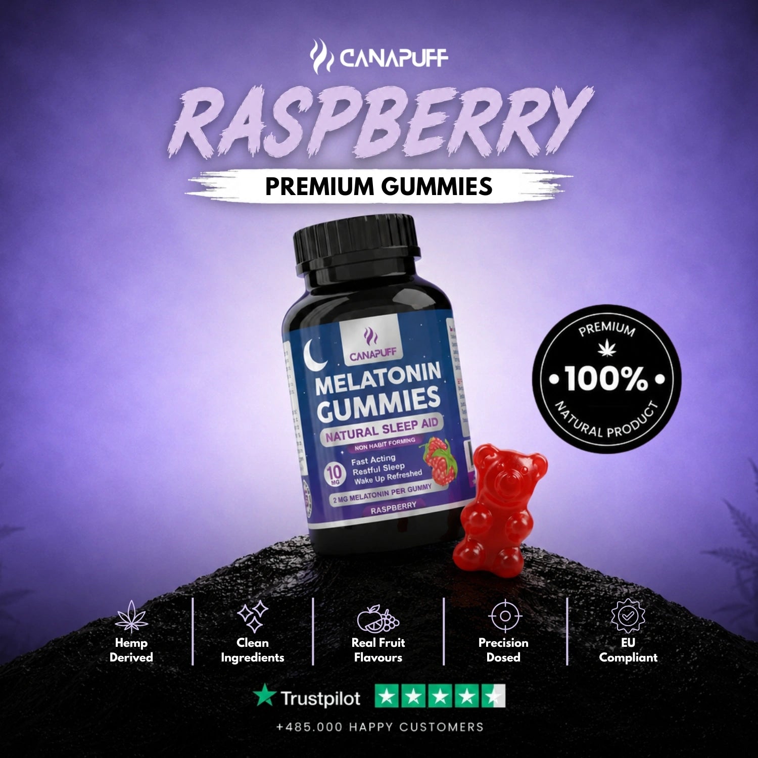Mélatonine Gummies Framboise