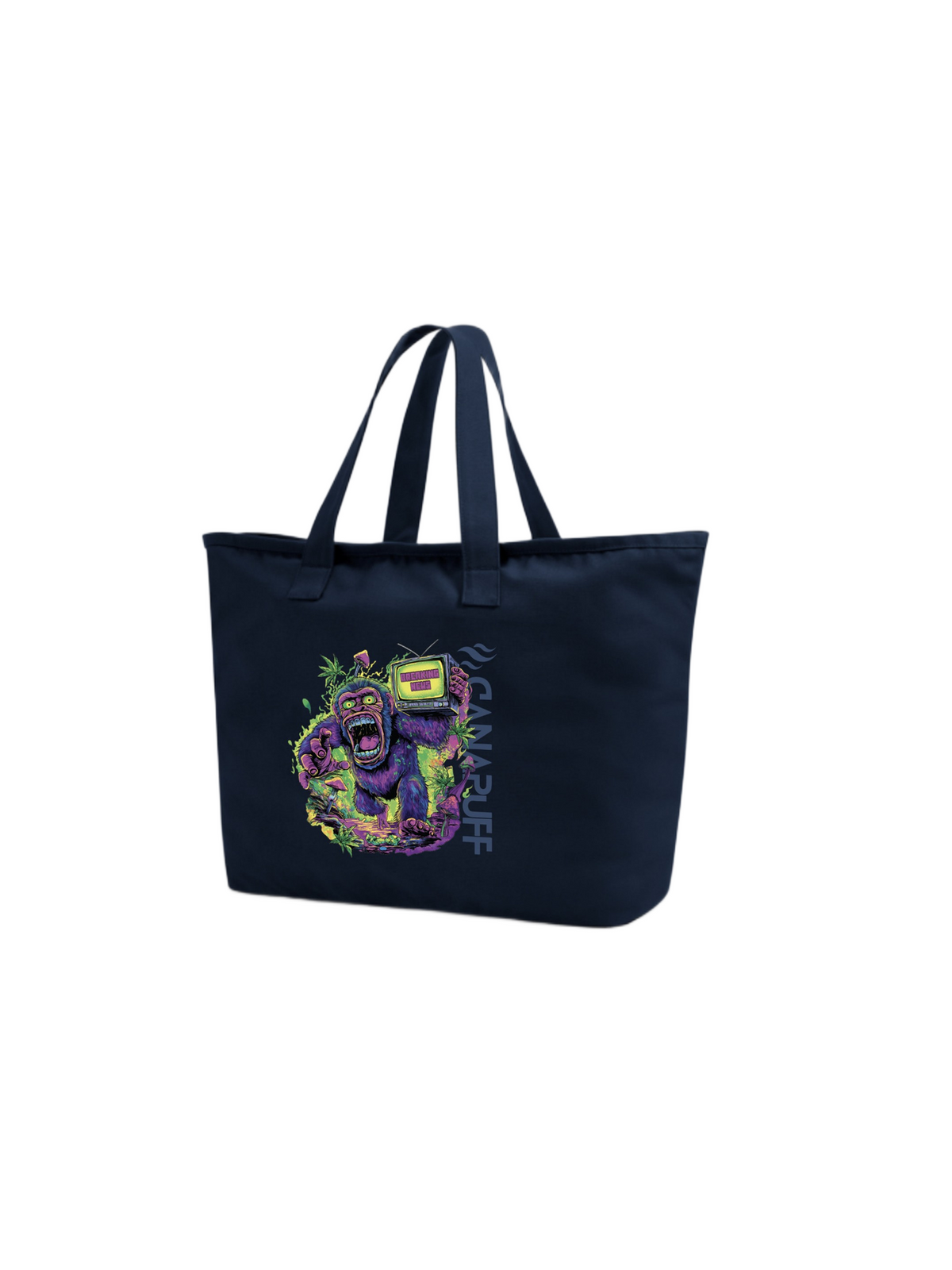 Saco de Algodão Canapuff – Panic Monkey – Azul-marinho