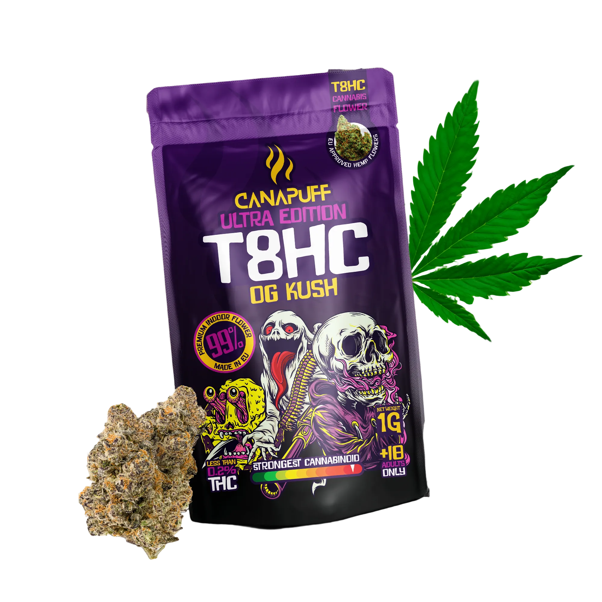 T8HC Květy OG Kush Ultra Edition 99%