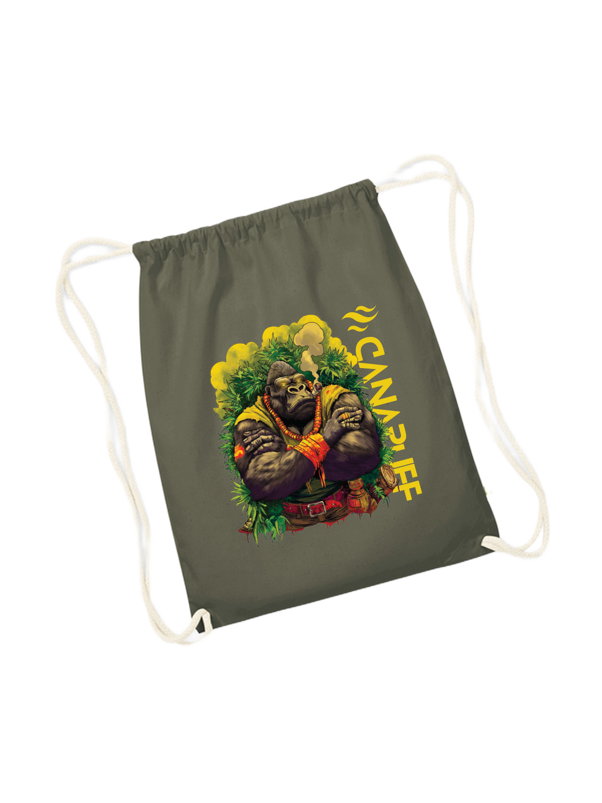 Mochila de Cordão – Gorilla Power – Oliva