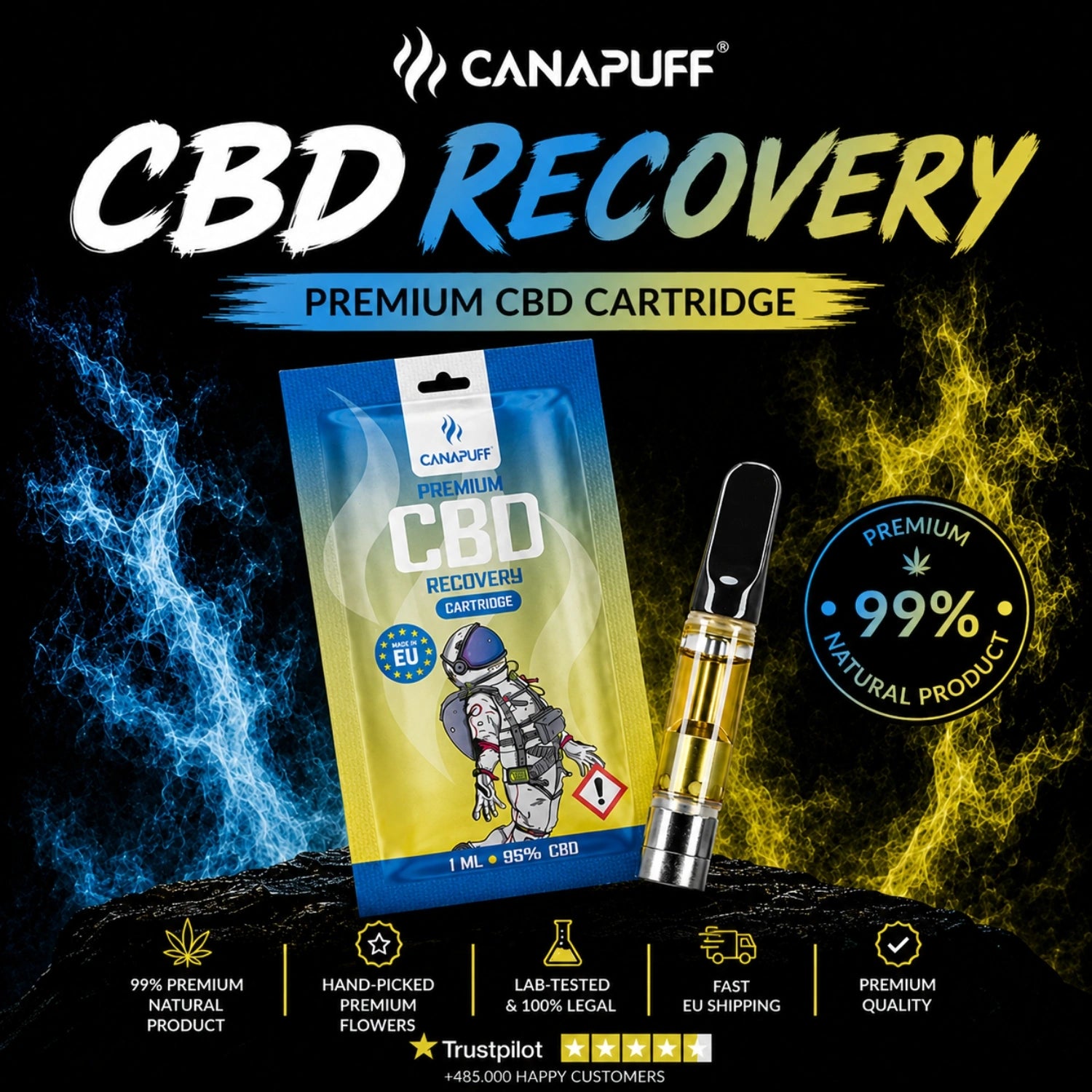 CBD Cartouche Recovery 95 %