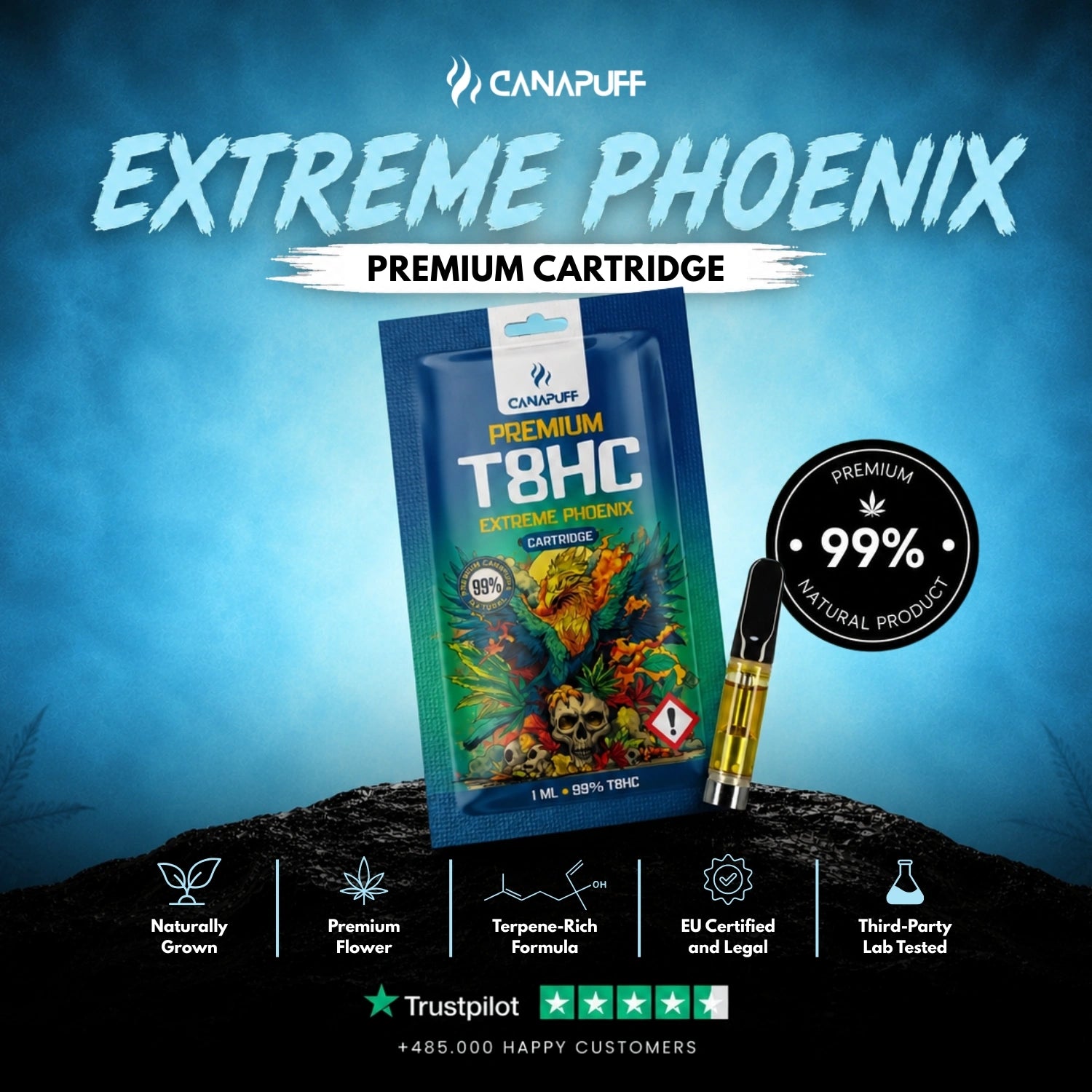 T8HC Cartouche Extreme Phoenix 99 %