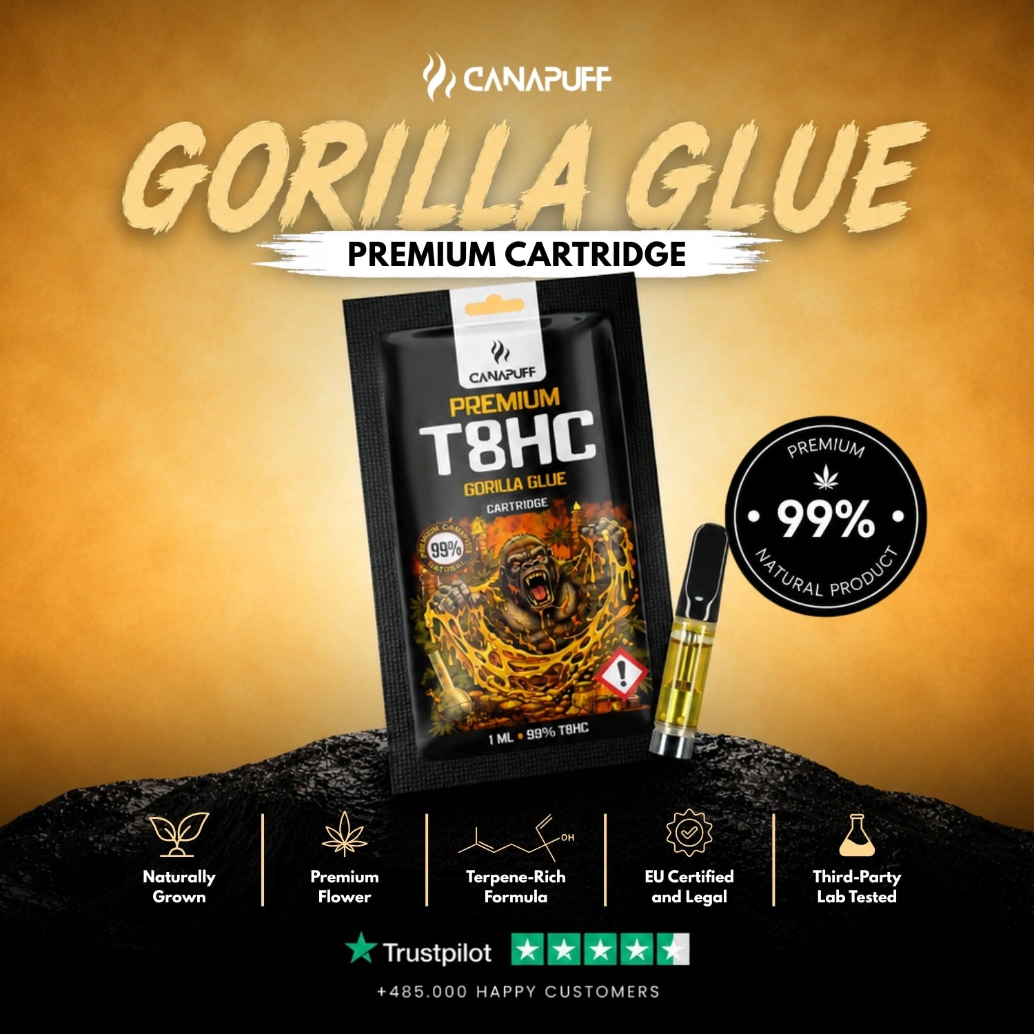 T8HC Cartouche Gorilla Glue 99 %