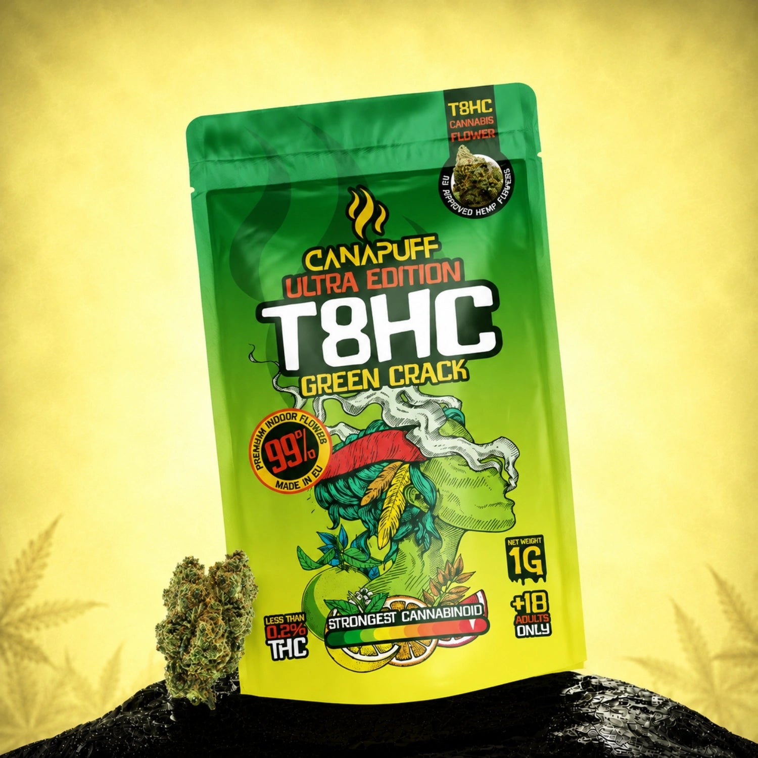 Fleurs T8HC Green Crack Ultra Edition 99 %