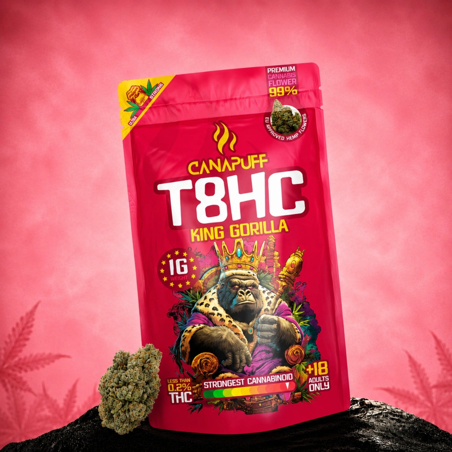 1 g pour 1 € de fleurs Canapuff