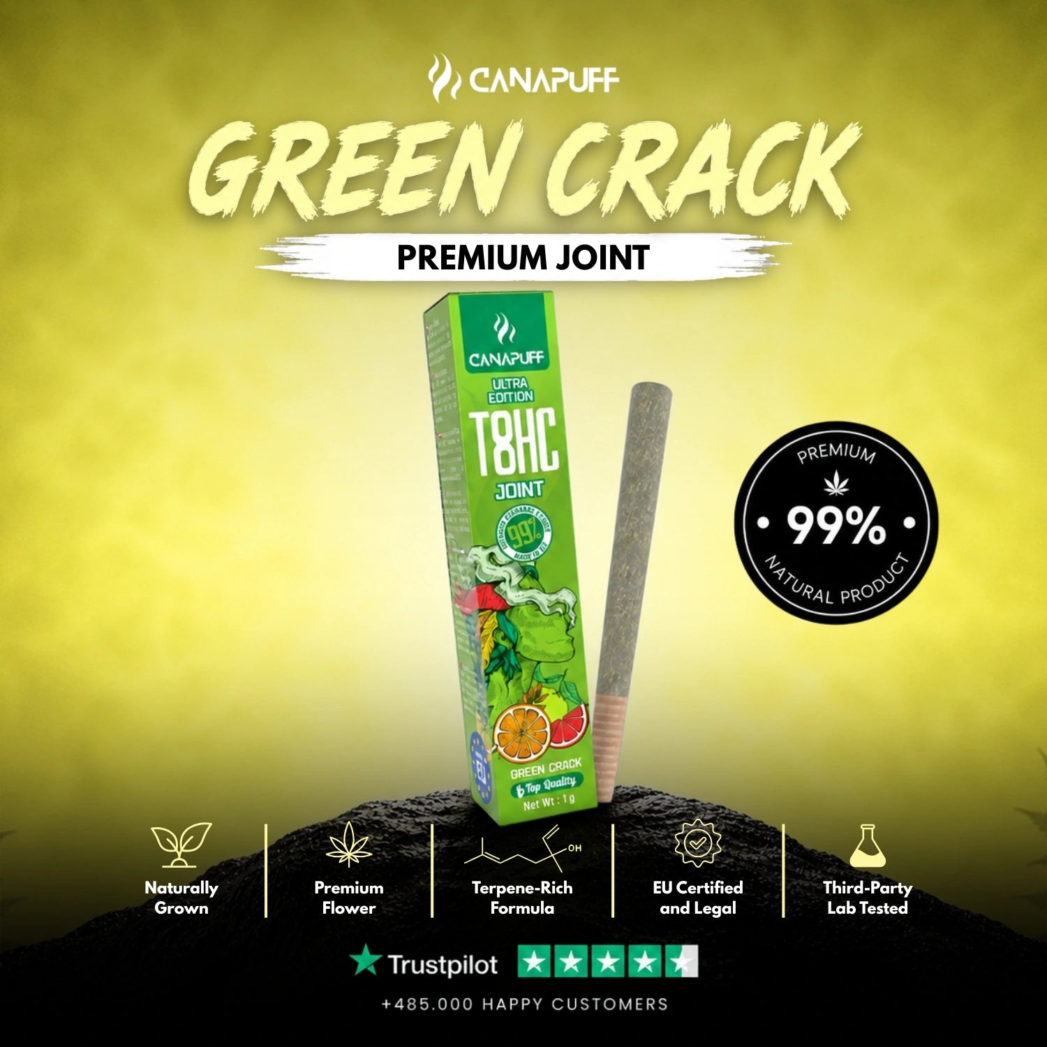 T8HC Joint Green Crack Ultra Edition 99 % 1 g