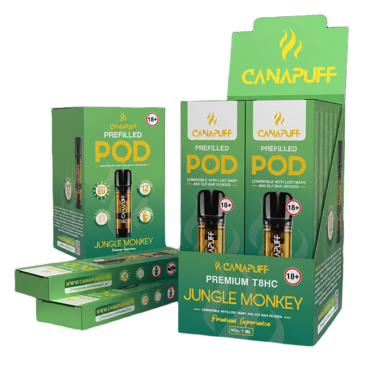 T8HC POD Jungle Monkey 1 ml