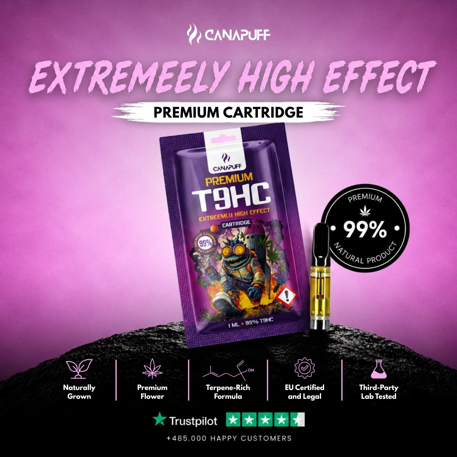T9HC Cartouche Extreemly 99 %