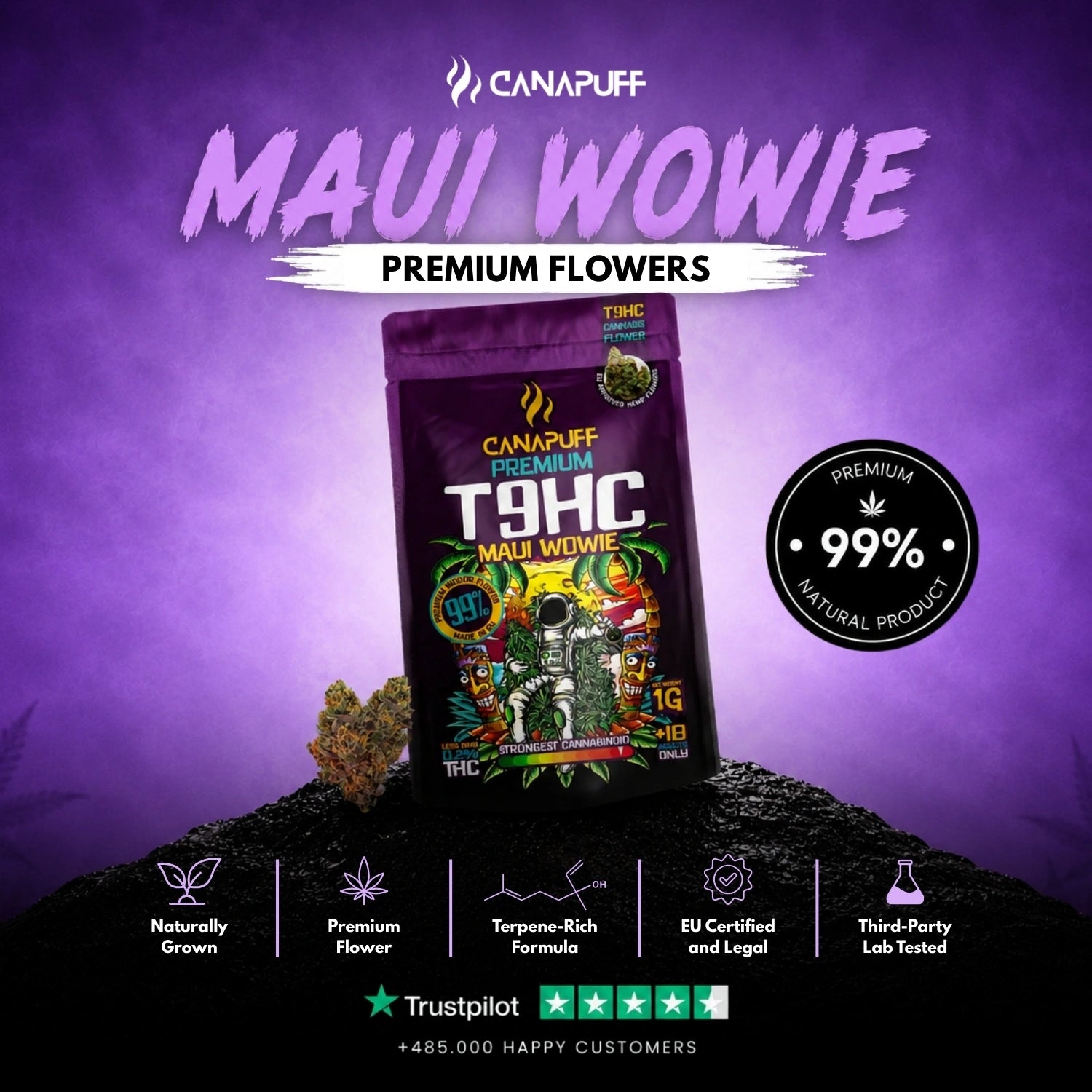Fleurs T9HC Maui Wowie 99 %