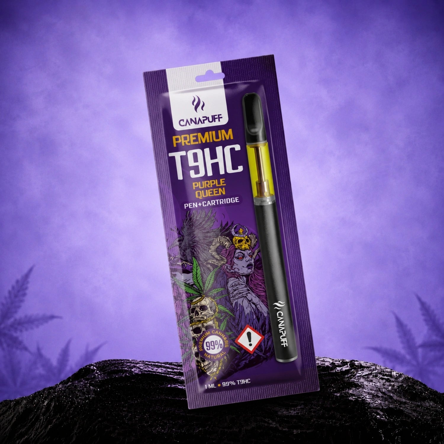 T9HC Pen+patron Purple Queen 99%