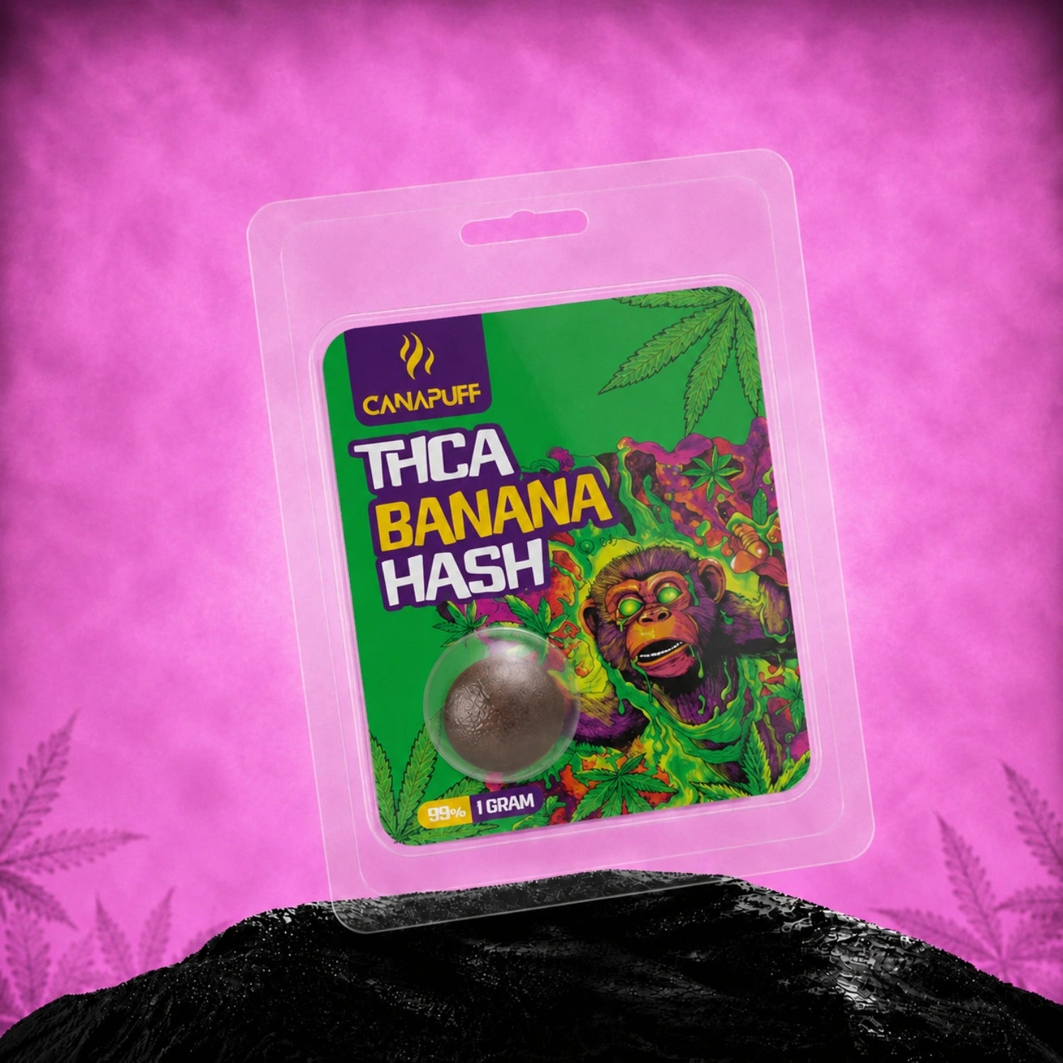 Canapuff THCA Banana Hash 99%, 1g