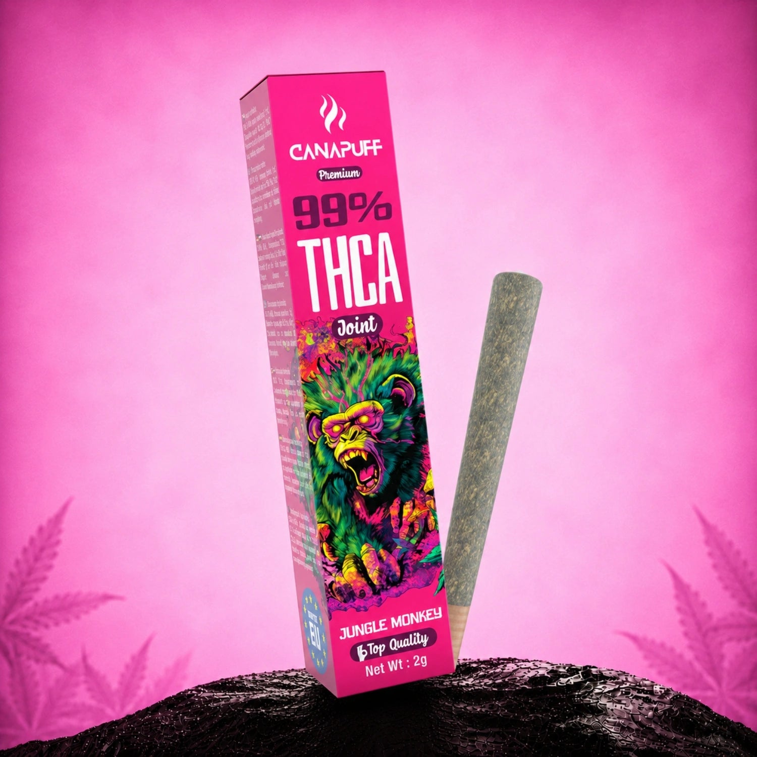Canapuff THCA Joint Jungle Monkey 99% 2g