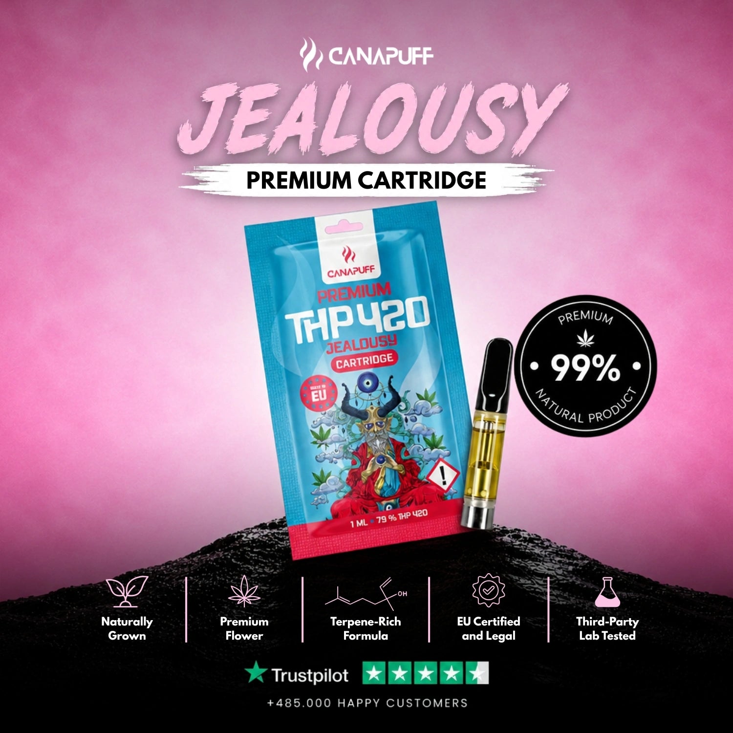 THP420 Cartouche Jealousy 79 %